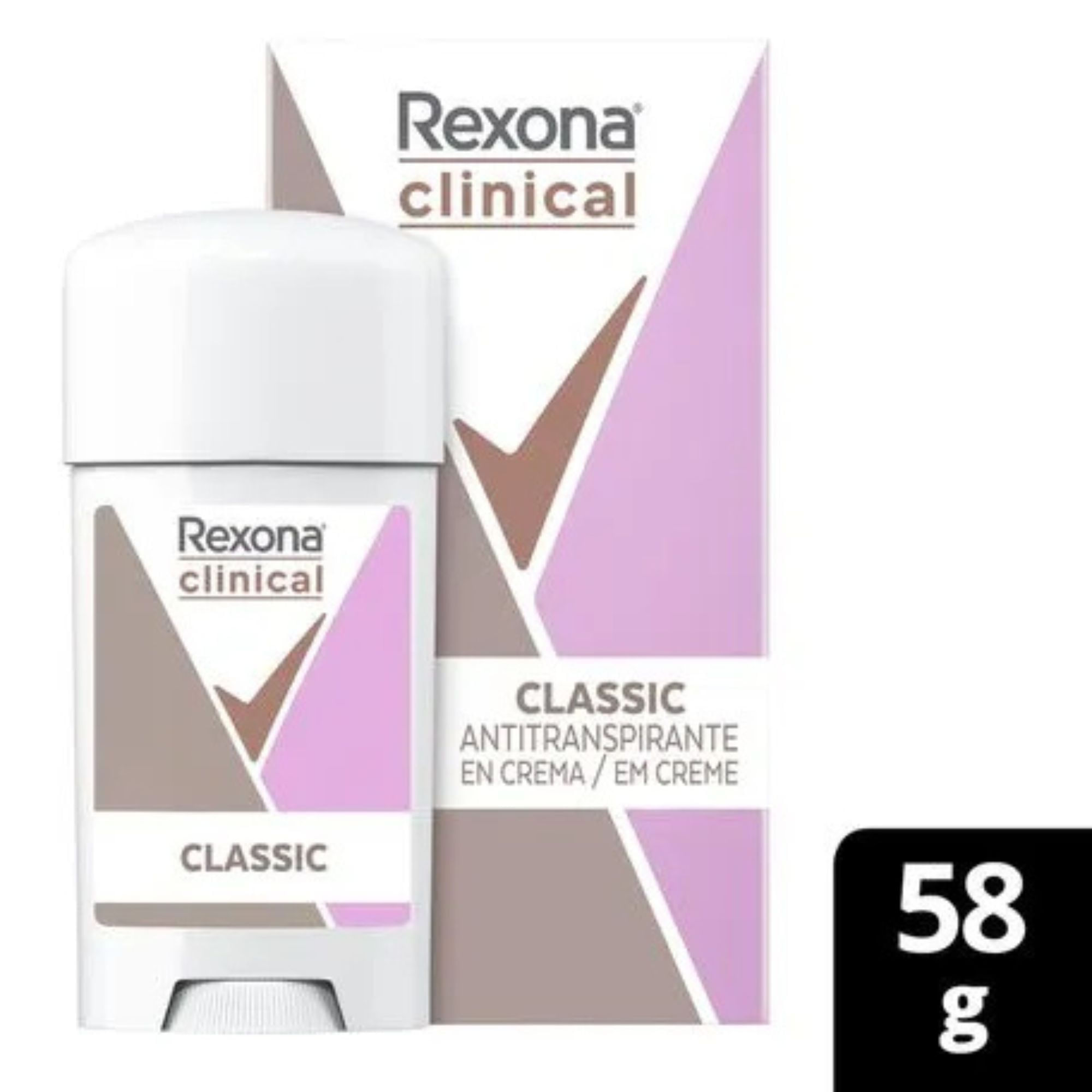 Desodorante Em Creme Stick Rexona Clinical Classic 58g - Imagem 4