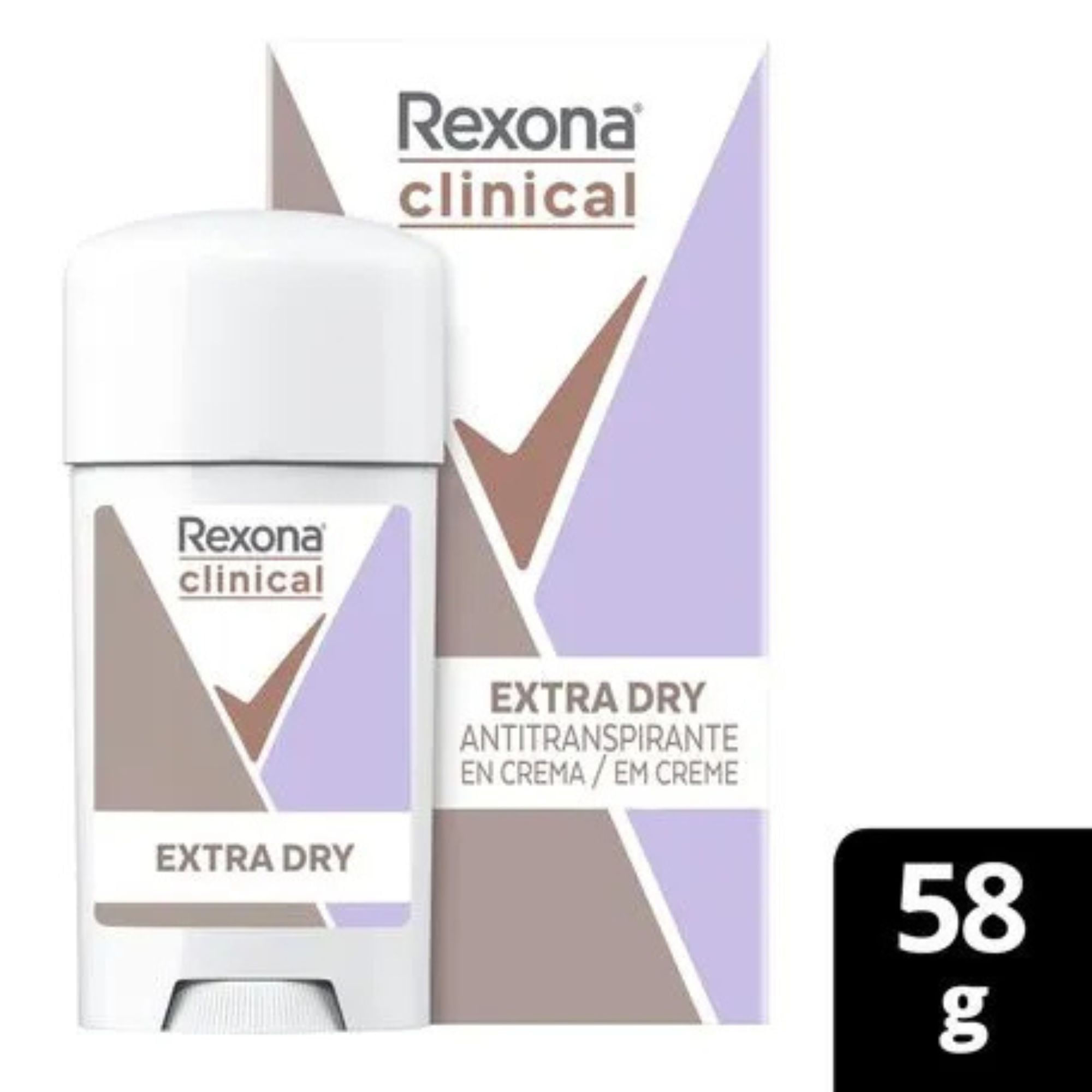 Desodorante Em Creme Stick Rexona Clinical Extra Dry 58g - Imagem 4