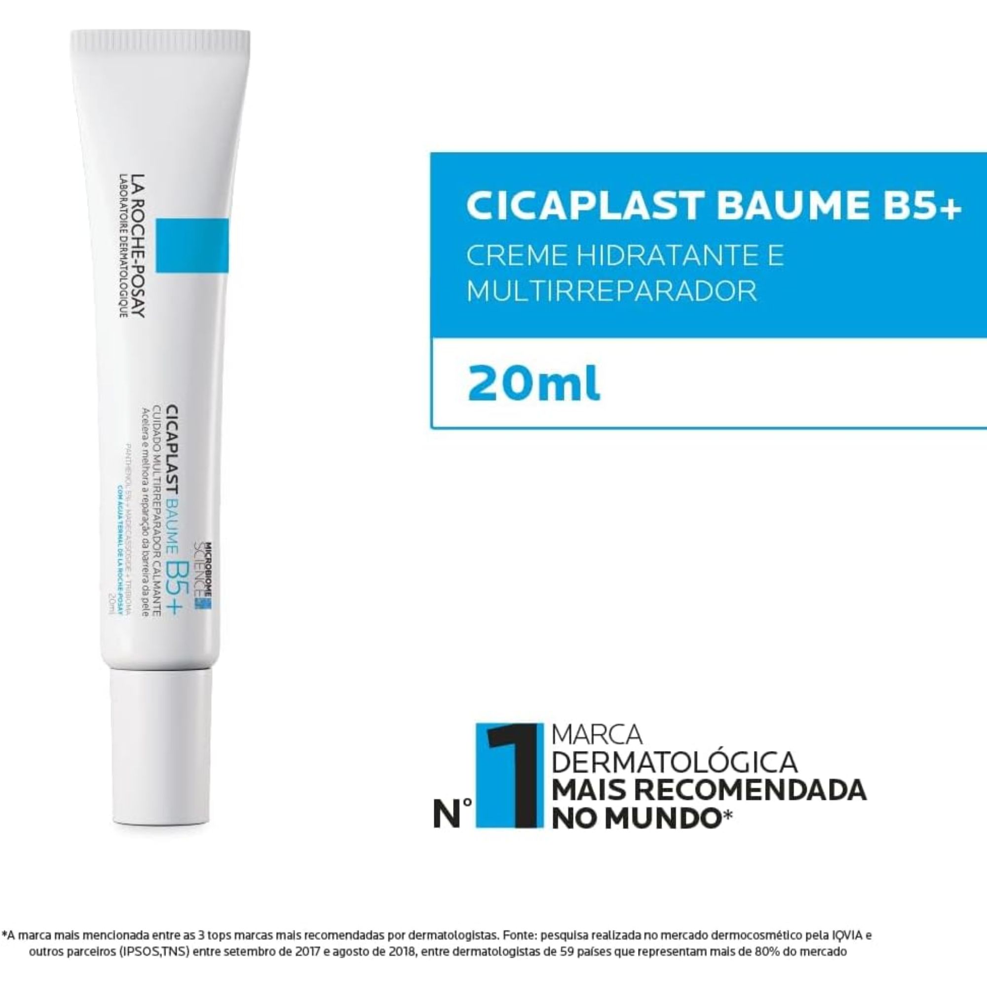 Creme Hidratante Cicaplast Baume B5+ La Roche-posay 20ml - Imagem 3