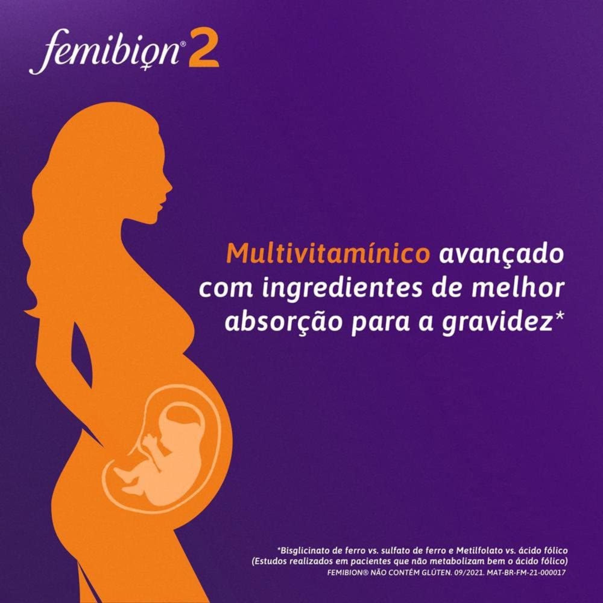 Multivitamínico Femibion 2 Gravidez 28 Comprimidos + 28 Cápsulas - Imagem 4