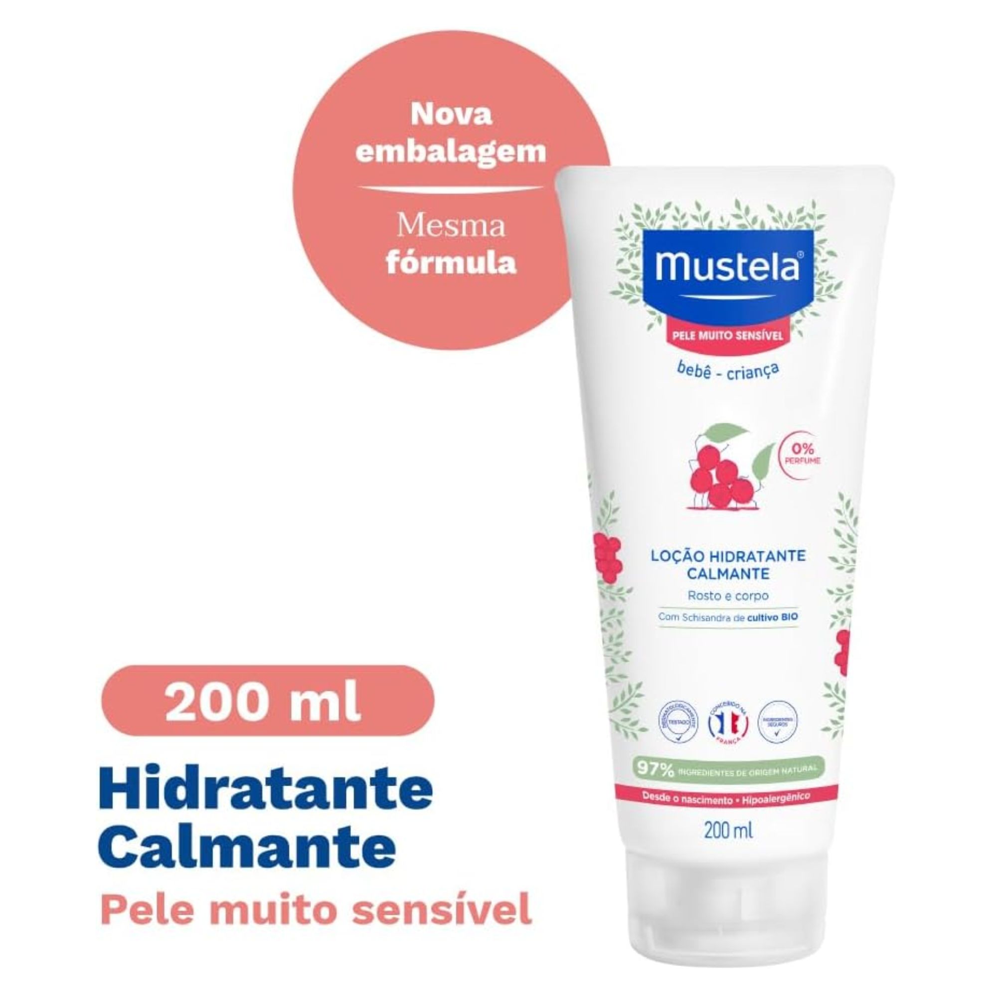 Hidratante Calmante Mustela Para Pele Muito Sensível 200ml - Imagem 2