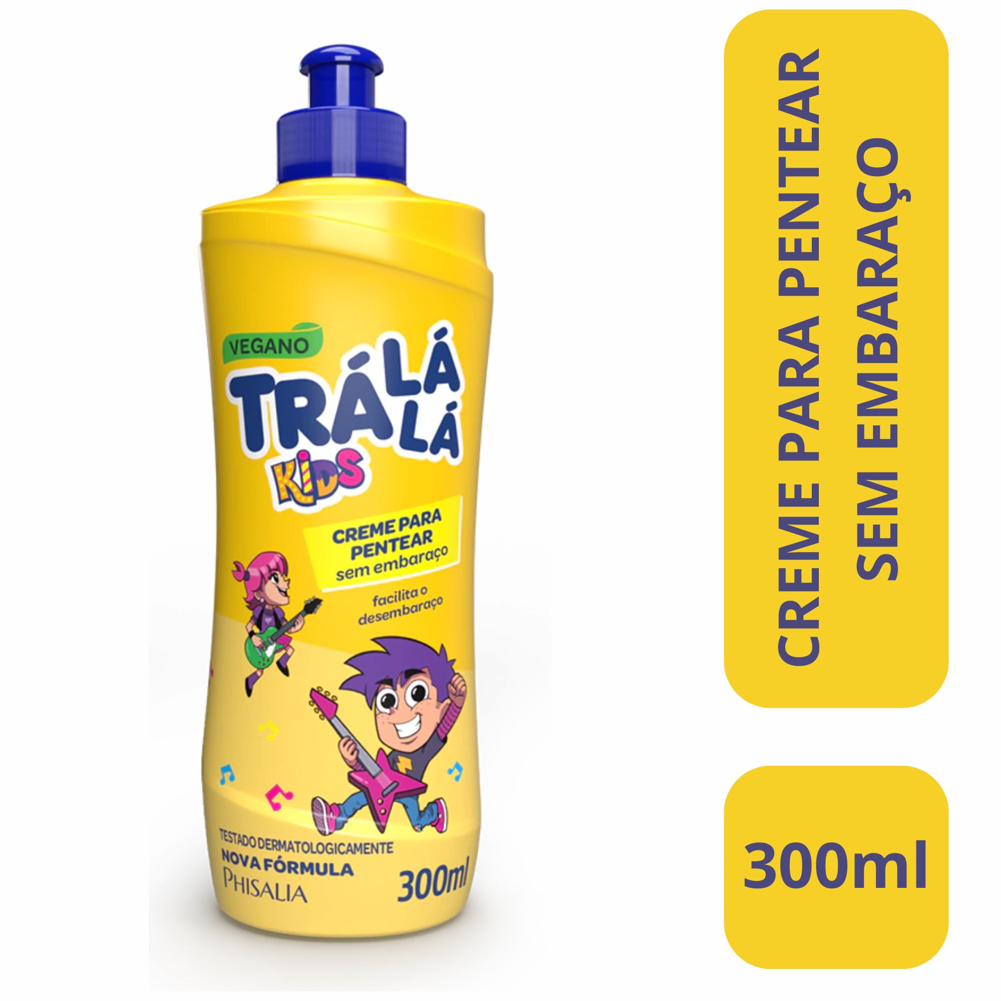 Creme Para Pentear Trá Lá Lá Kids Sem Embaraço 300ml - Imagem 2