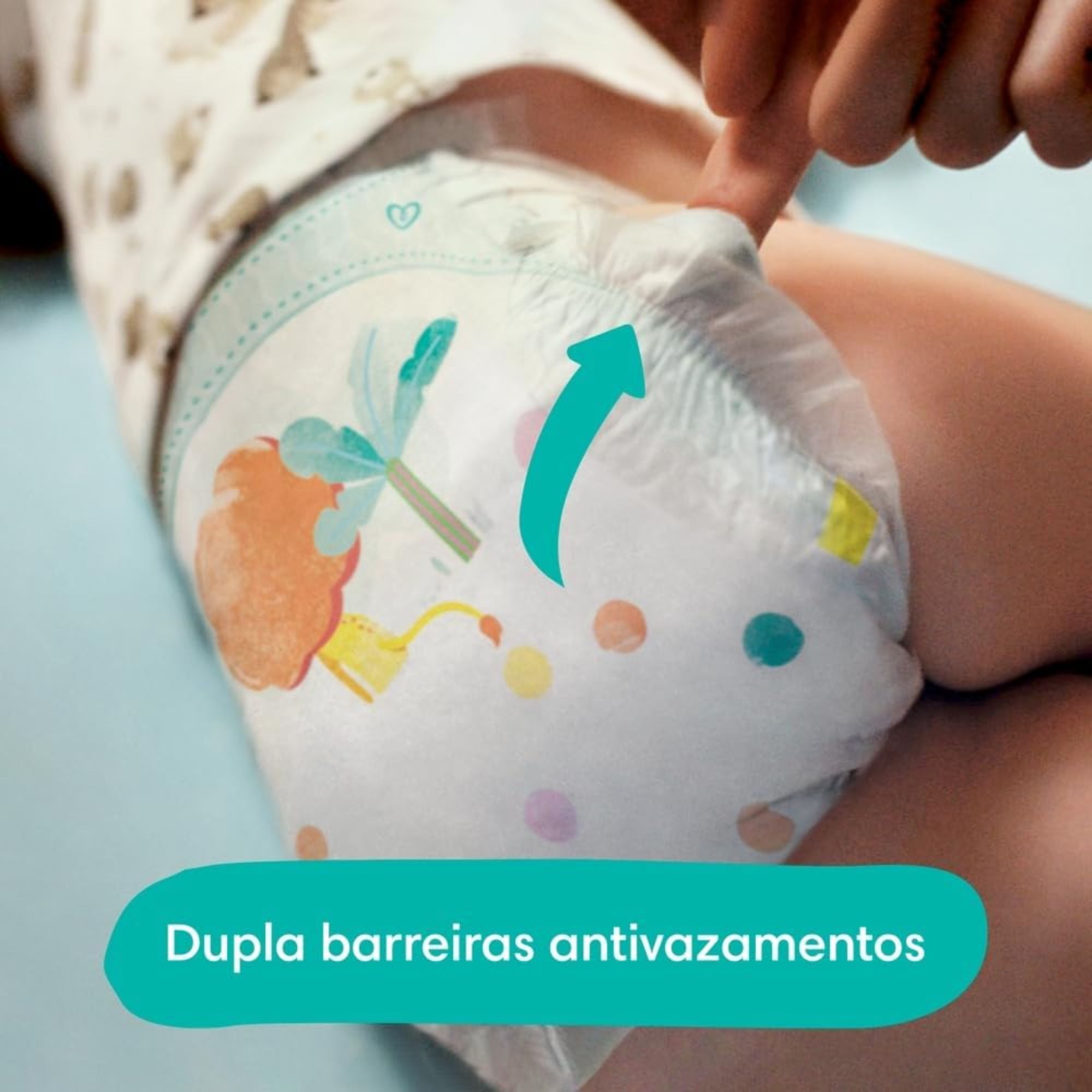 Fralda Pampers Confort Sec M 70 Unidades - Imagem 7