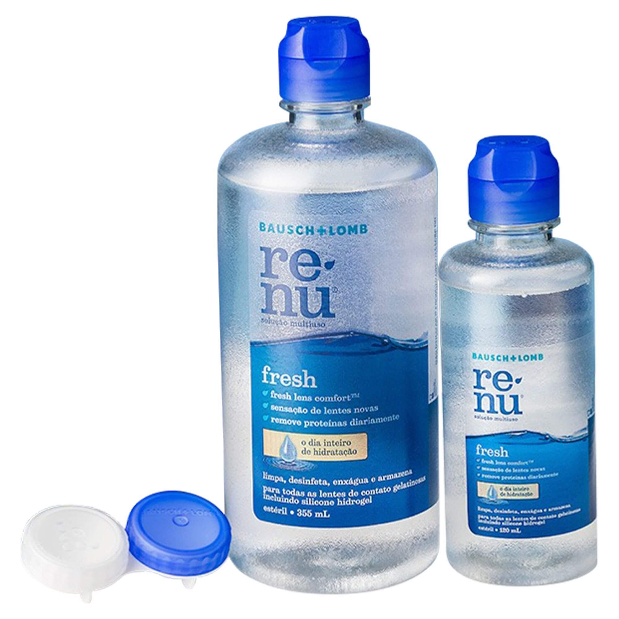 Kit Renu Fresh 355ml + 120ml + Estojo Para Lentes - Imagem 7
