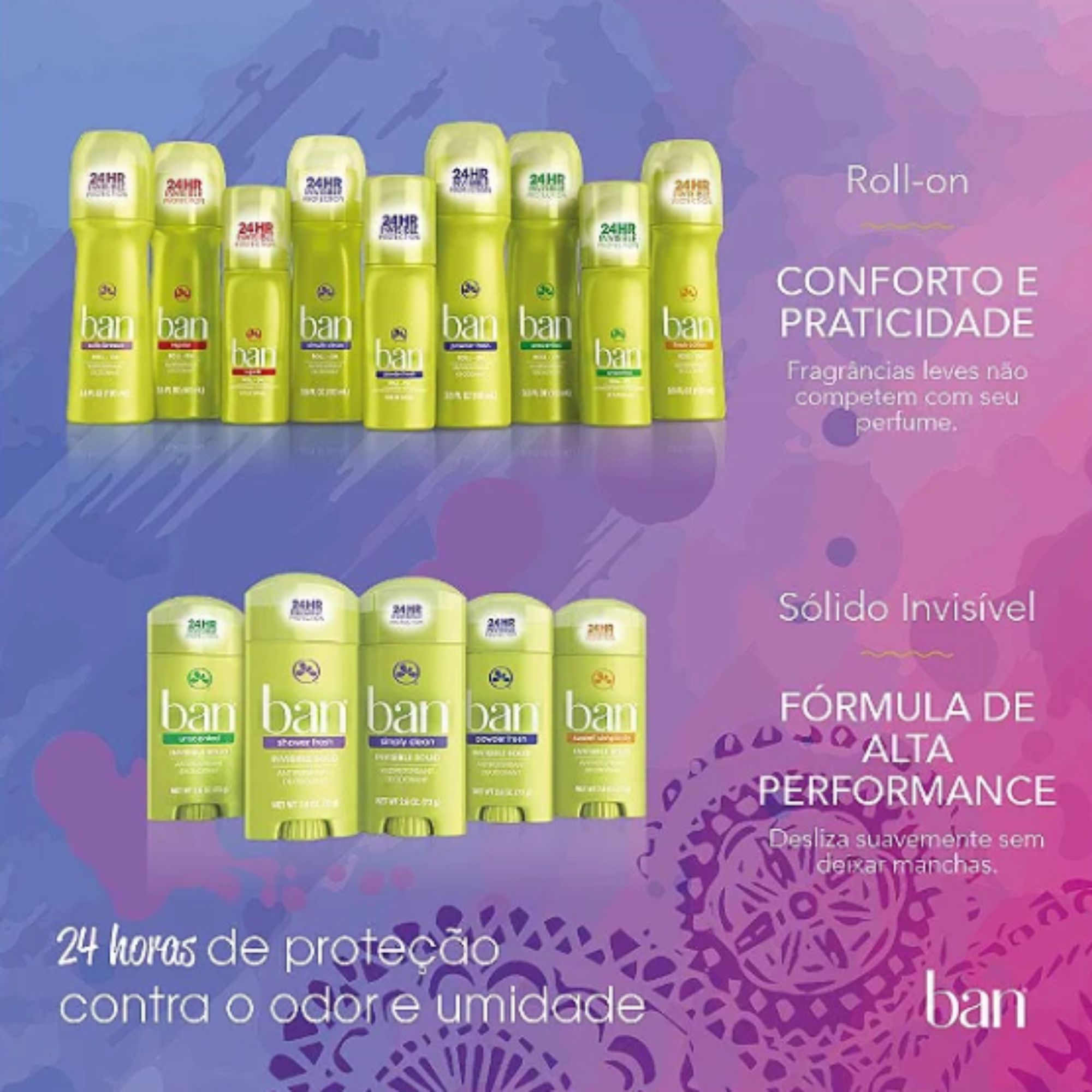 Desodorante Ban Powder Fresh Roll-on 103ml - Imagem 2