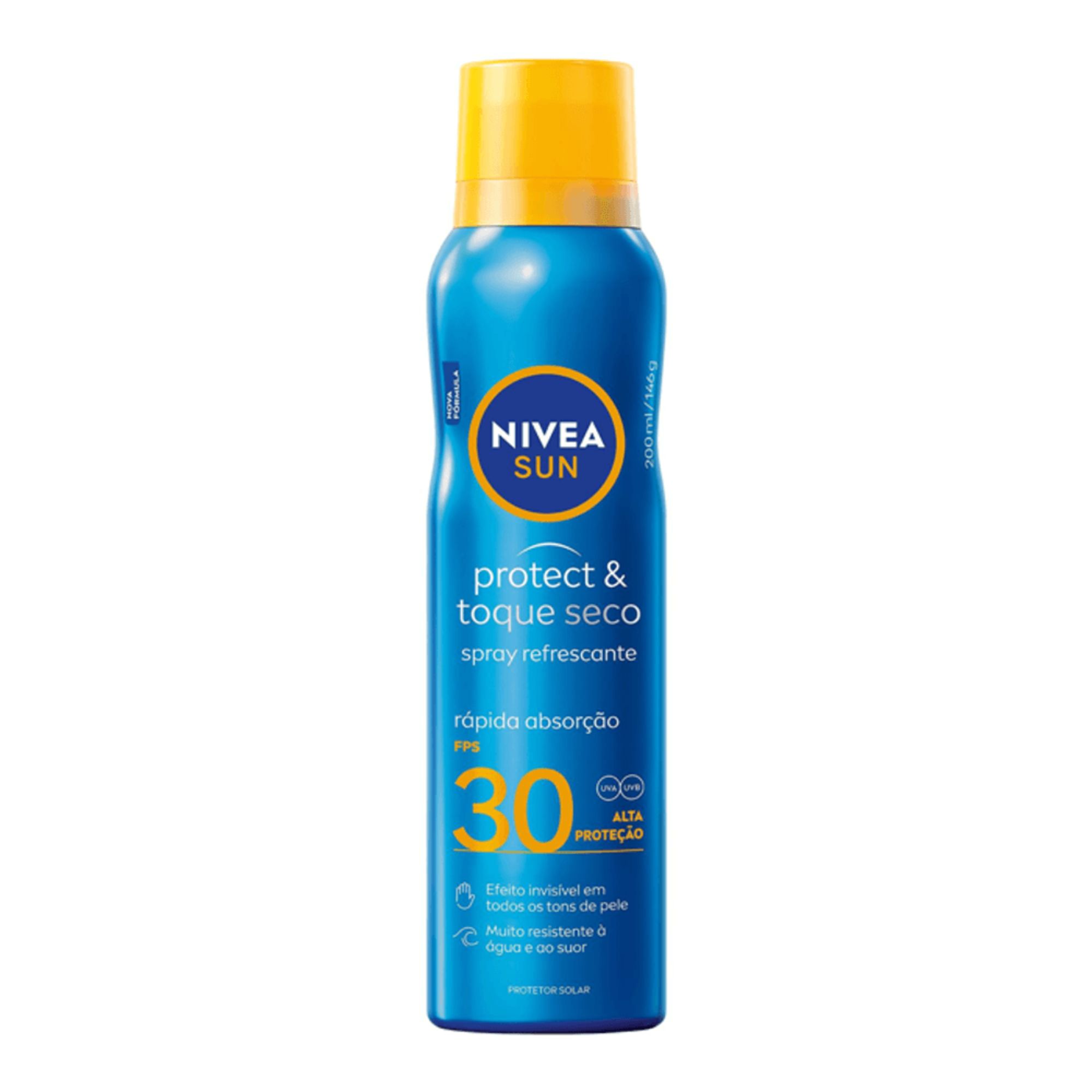 Protetor Solar Spray Nivea Sun Protect & Toque Seco Fps30 200ml