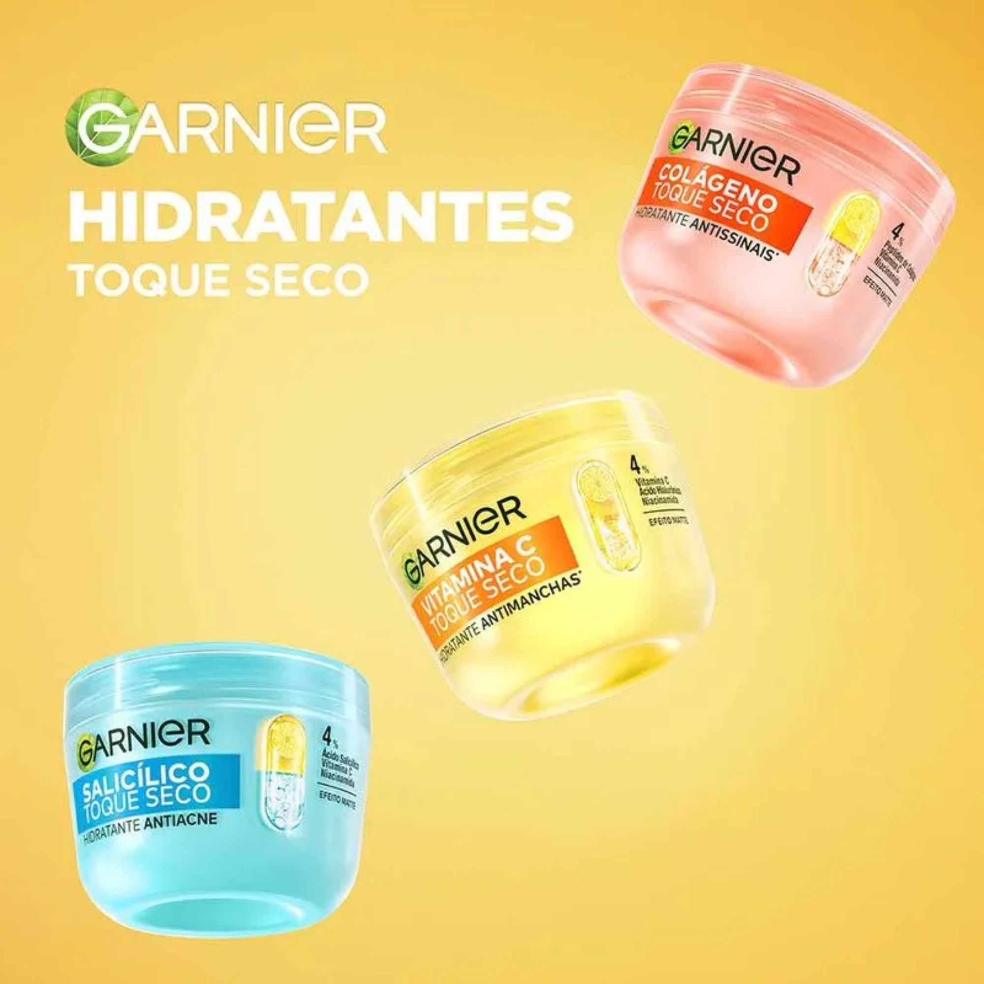 Hidratante Facial Antimanchas Garnier Vitamina C Toque Seco 85g - Imagem 6