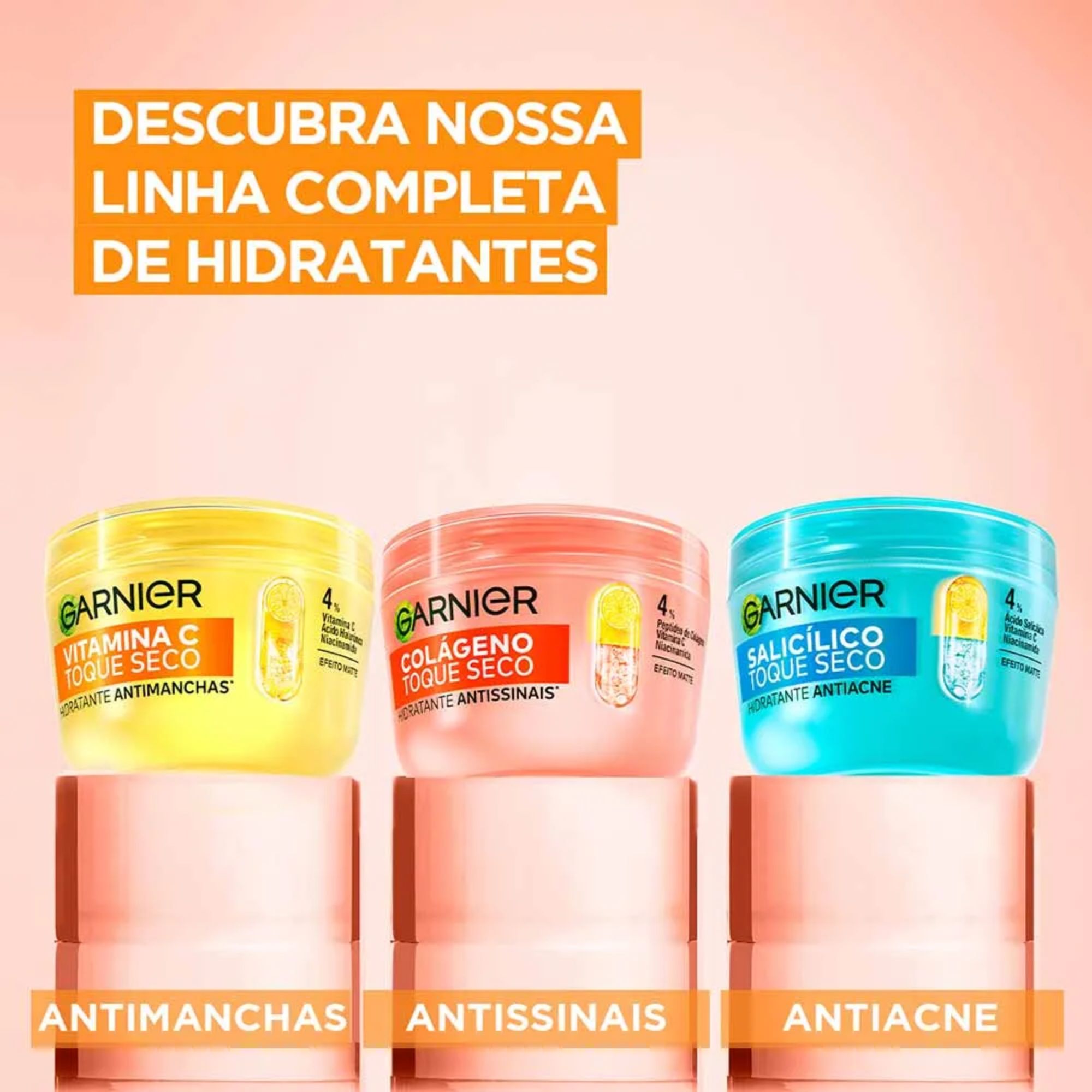 Hidratante Facial Antimanchas Garnier Vitamina C Toque Seco 85g - Imagem 7