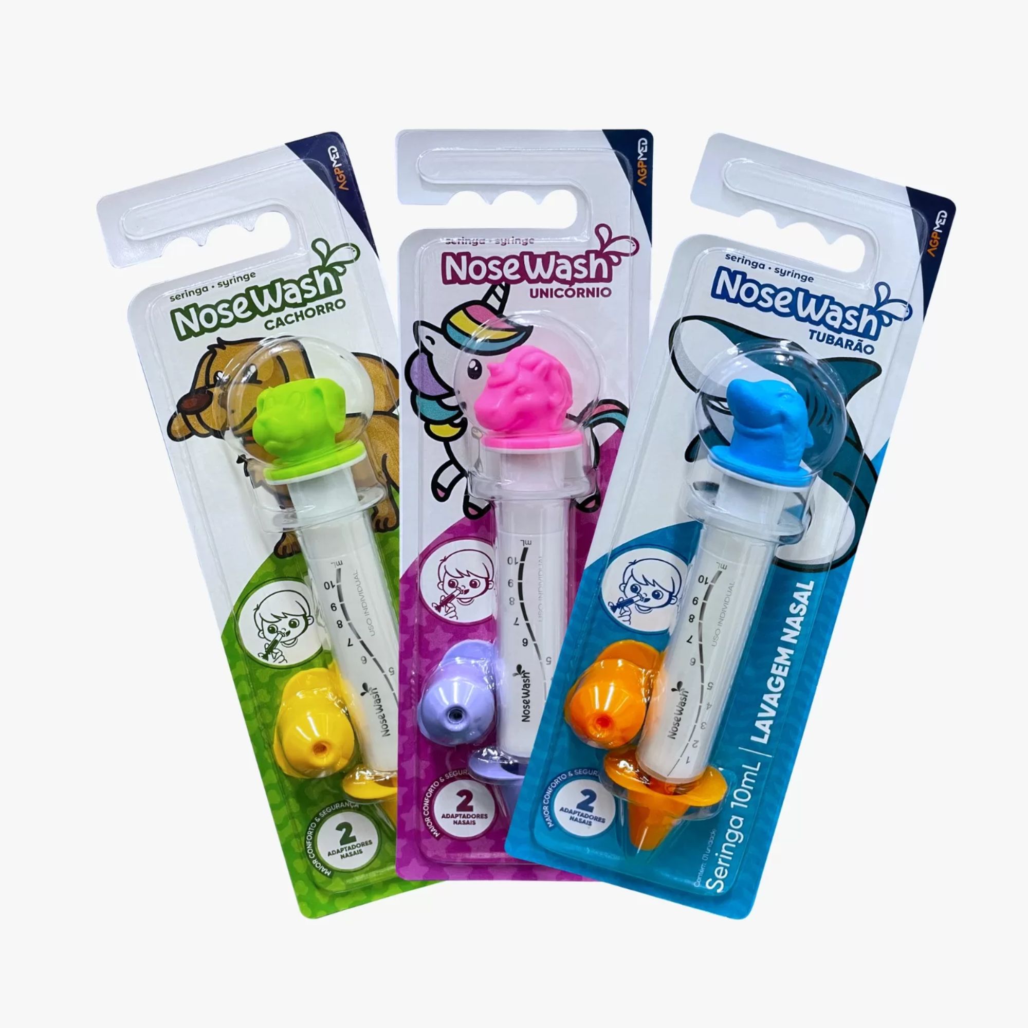 Seringa Para Lavagem Nasal Nosewash Unicórnio 10ml - Imagem 3