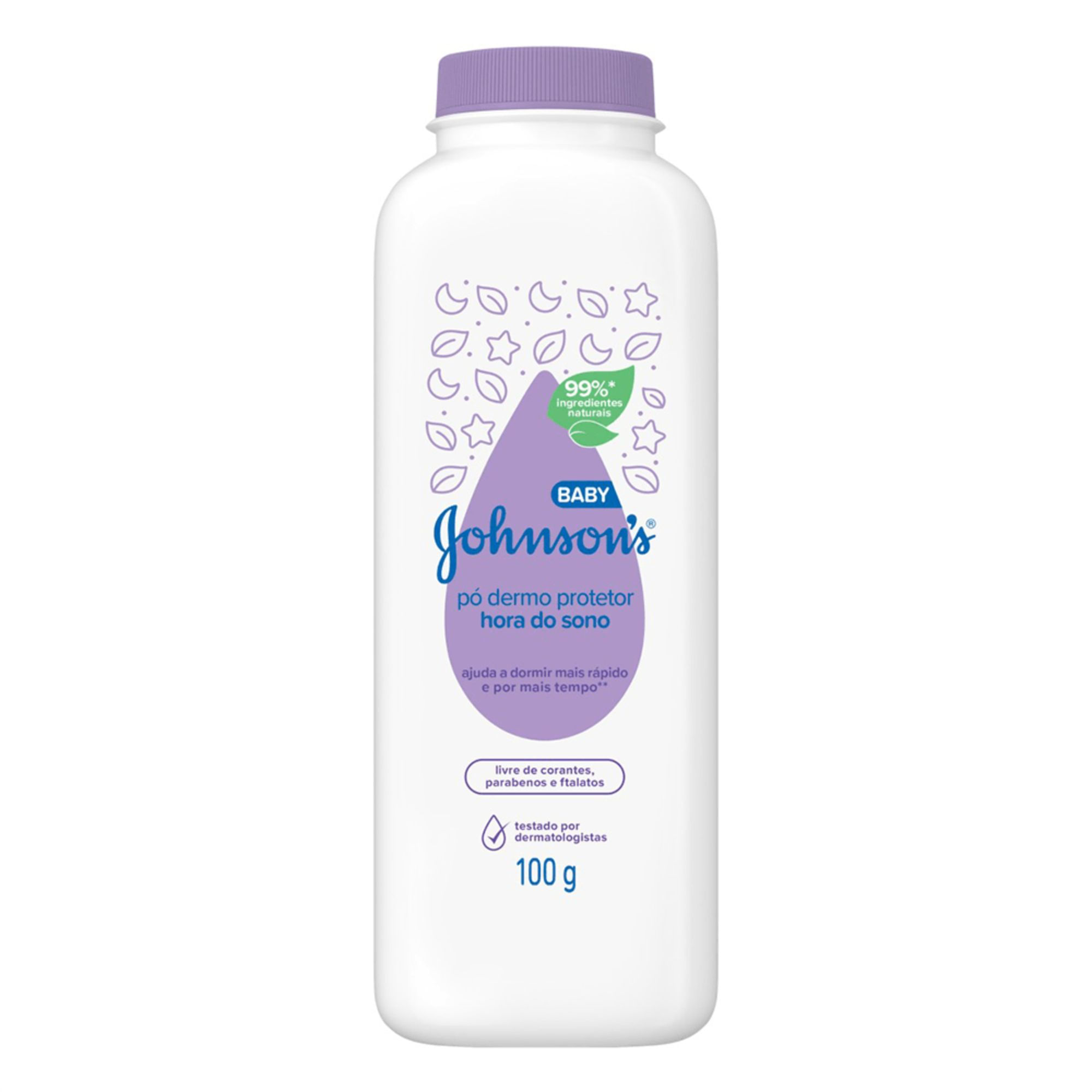 Talco Dermo Protetor Johnson's Baby Hora Do Sono 100g
