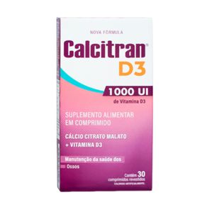 Calcitran D3 1.000Ui 30 Comprimidos