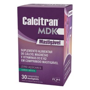Calcitran Mdk 30 Comprimidos Mastigáveis