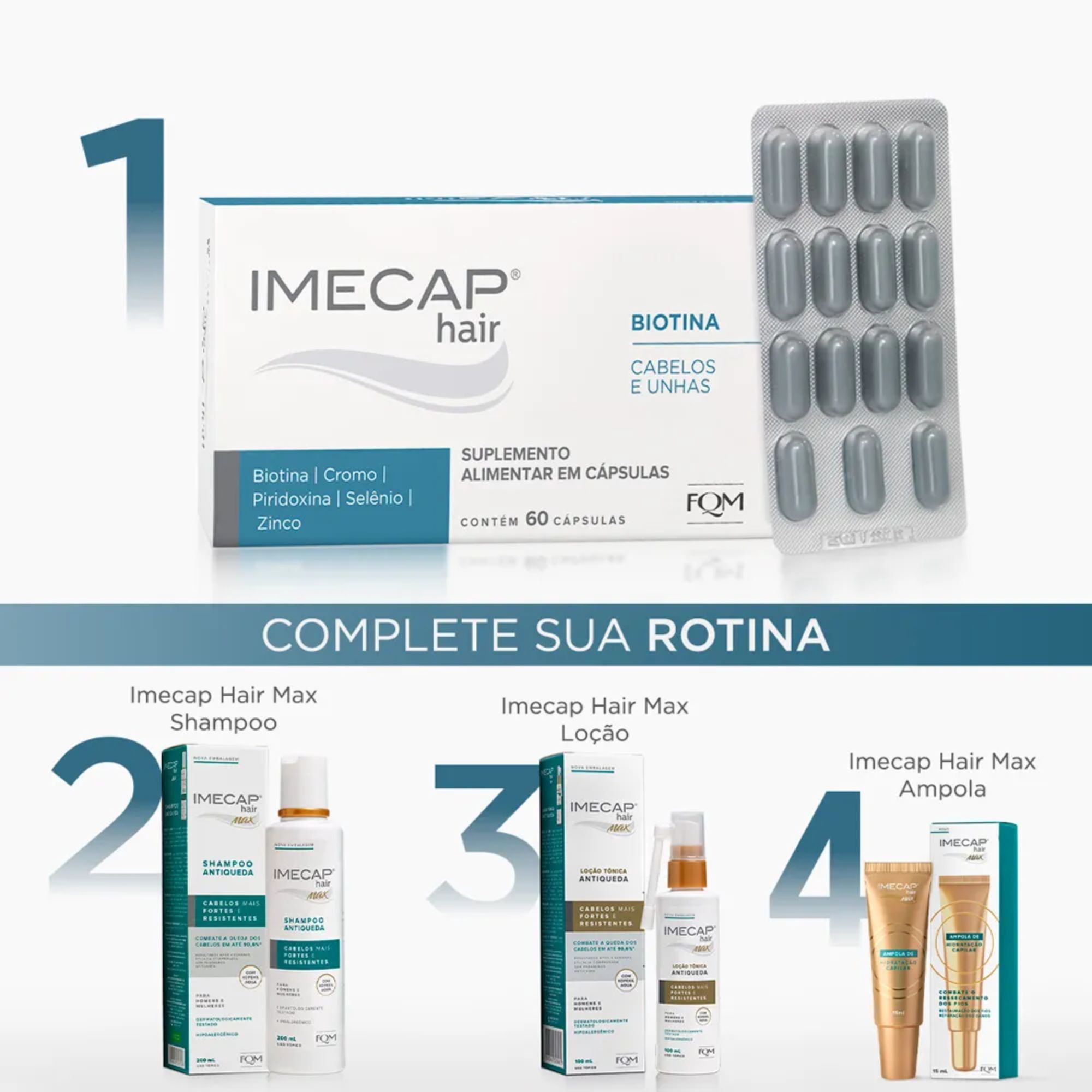 Imecap Hair 60 Cápsulas - Imagem 4
