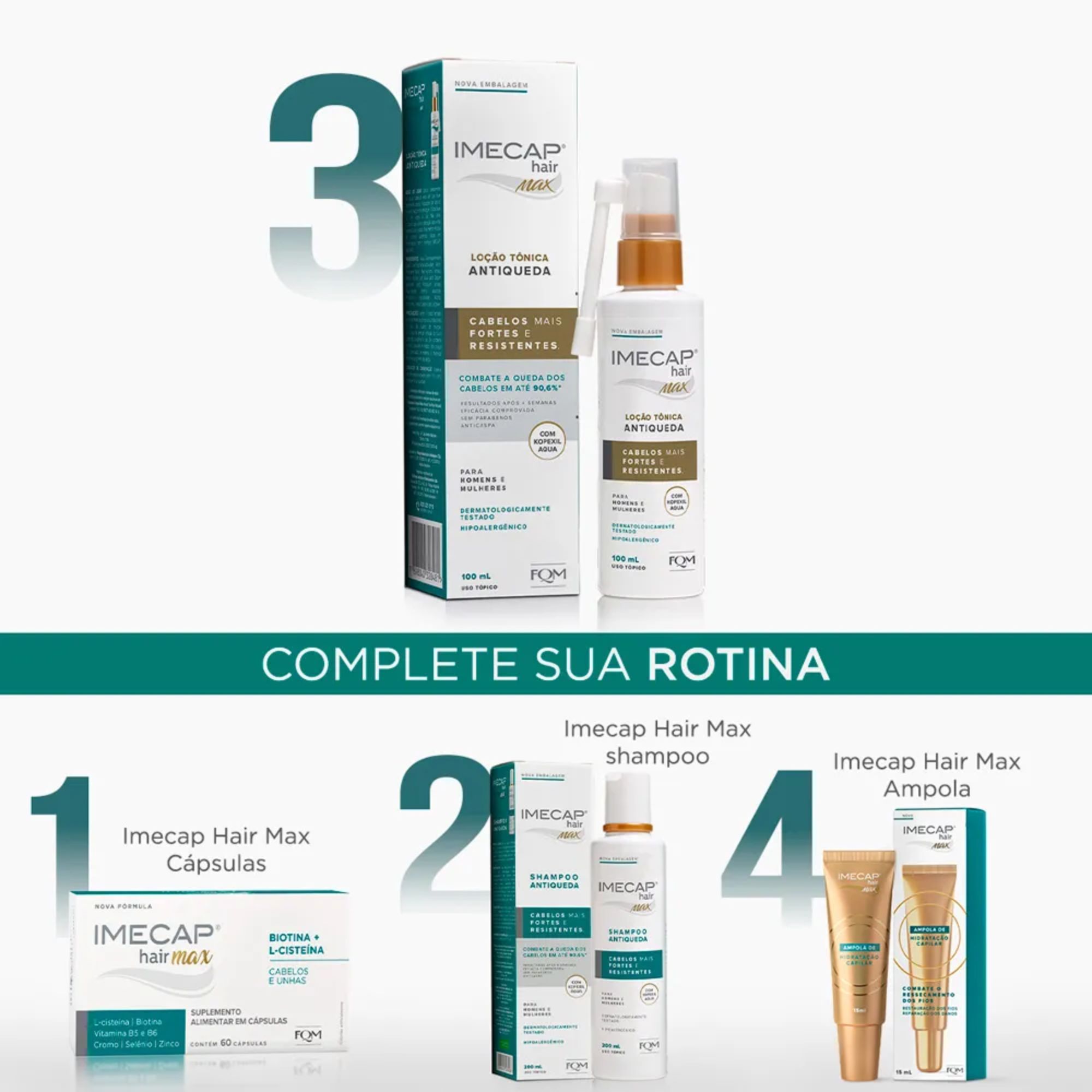 Loção Antiqueda Imecap Hair Max 100ml - Imagem 5