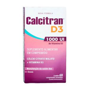 Calcitran D3 1.000Ui 60 Comprimidos