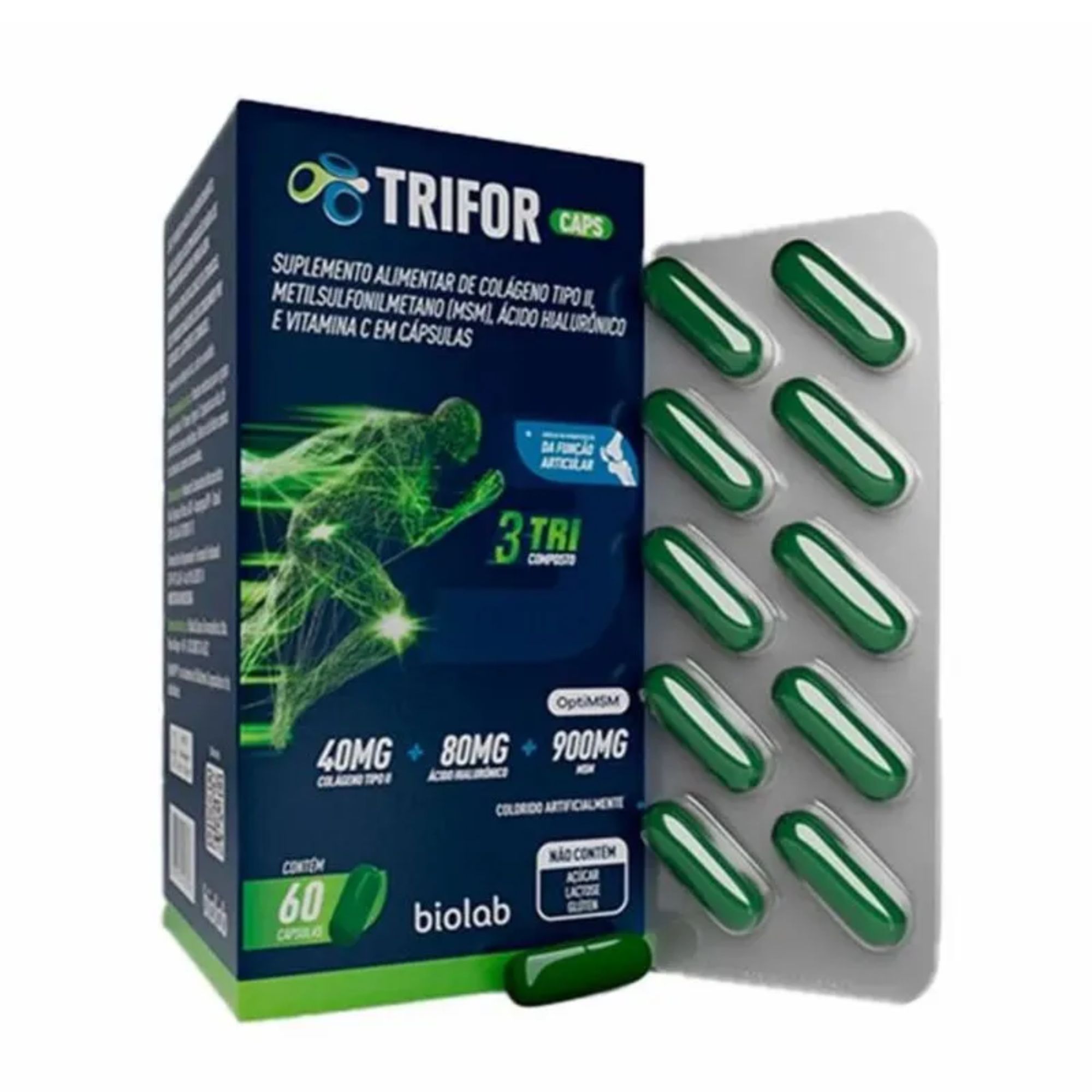 Suplemento Alimentar Trifor 60 Cápsulas