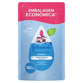 Refil Shampoo Johnson's Kids Cheirinho Prolongado 180Ml