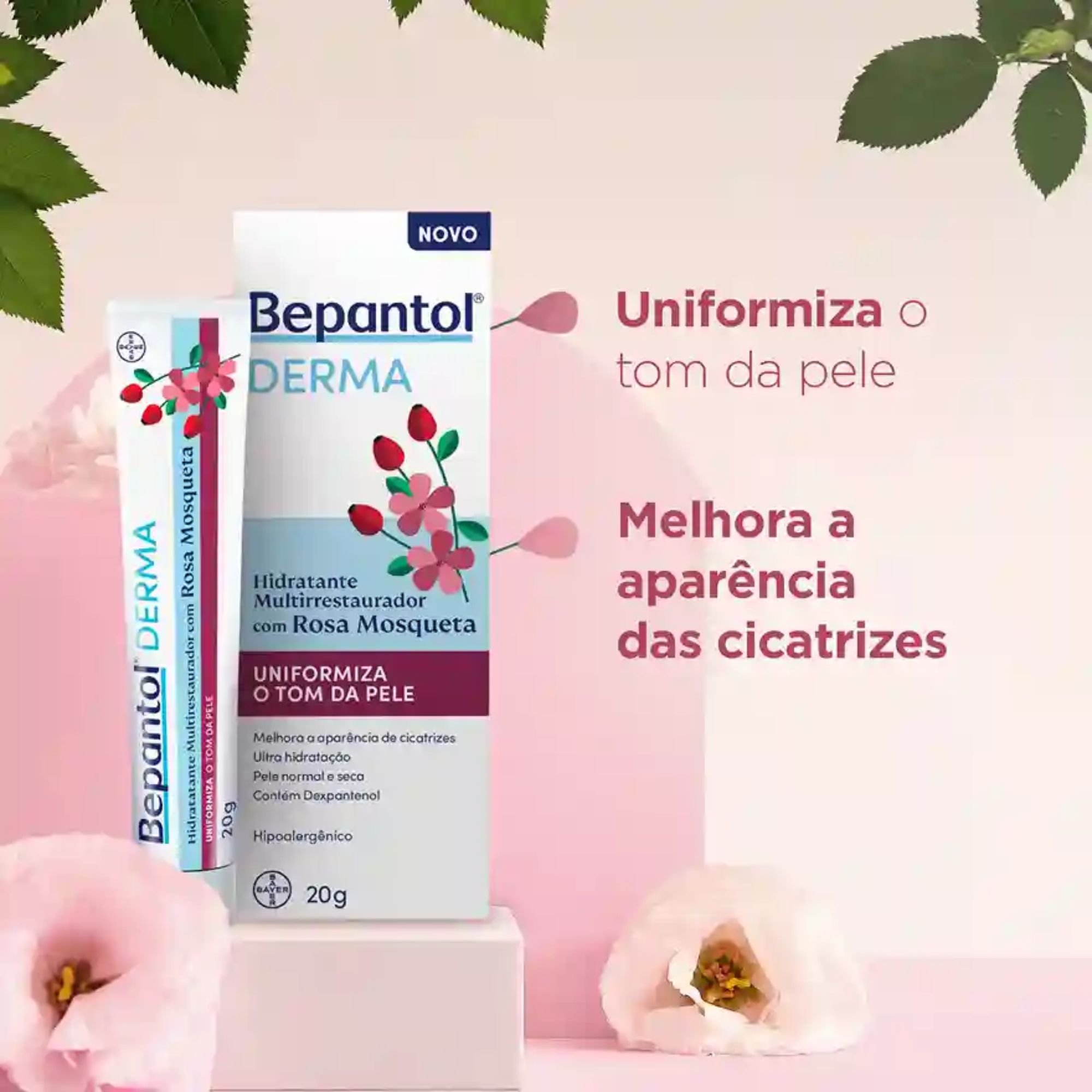 Creme Bepantol Derma Rosa Mosqueta 20g - Imagem 3