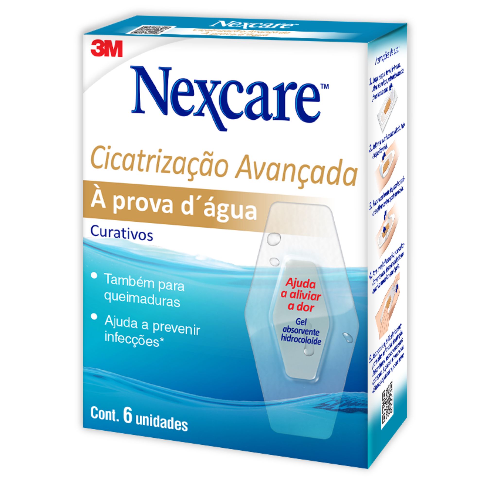Curativo 3m Nexcare Cicatrização Avançada 6 Unidades - Imagem 2