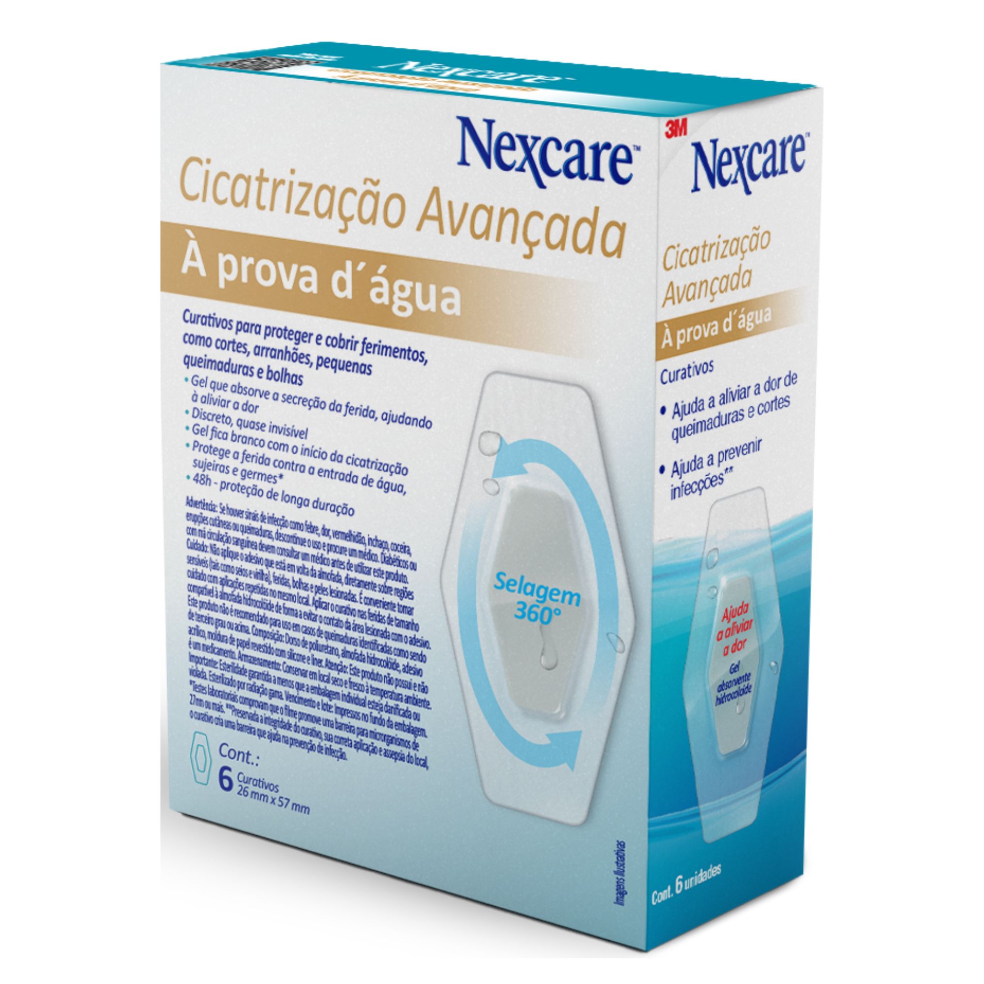 Curativo 3m Nexcare Cicatrização Avançada 6 Unidades - Imagem 3