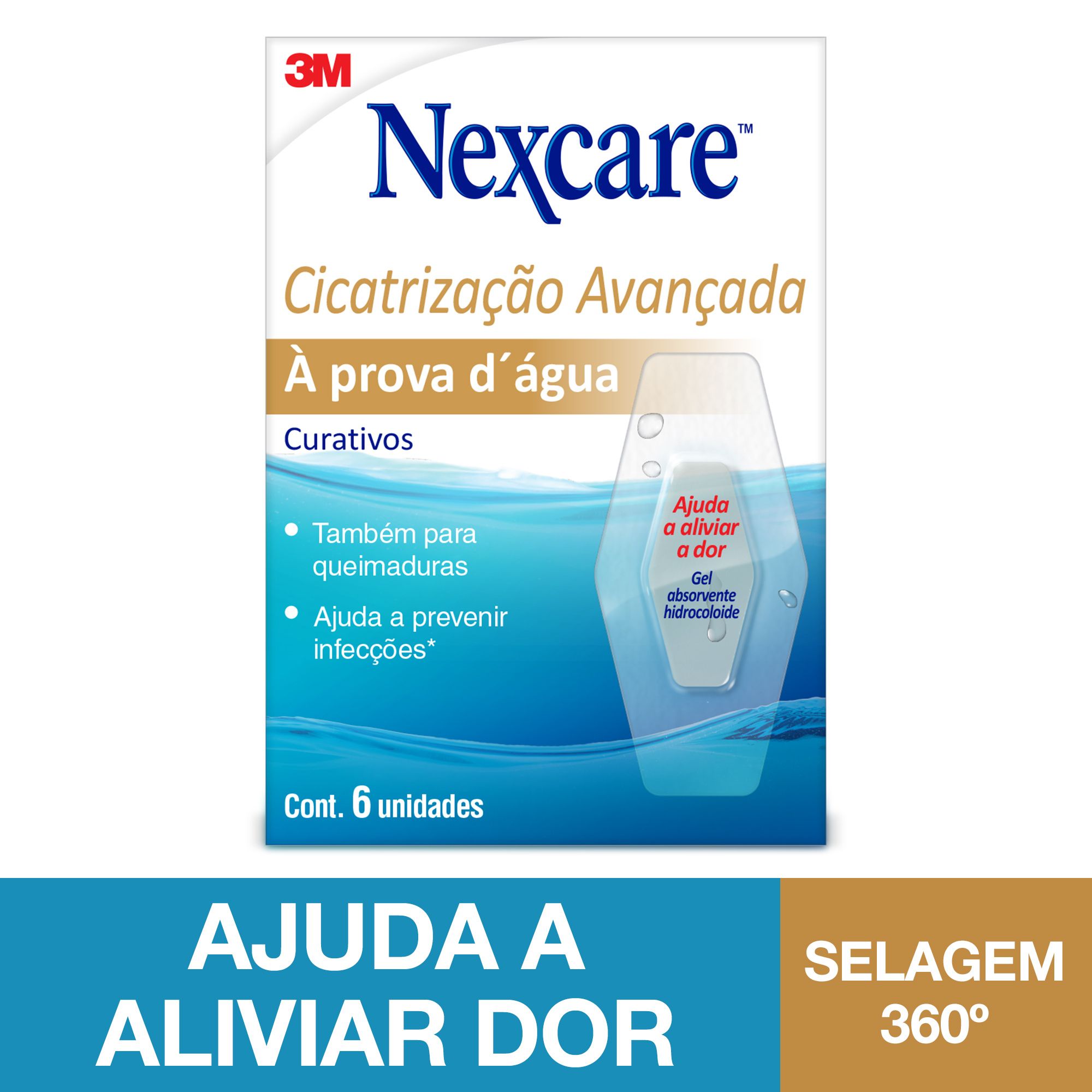 Curativo 3m Nexcare Cicatrização Avançada 6 Unidades - Imagem 4