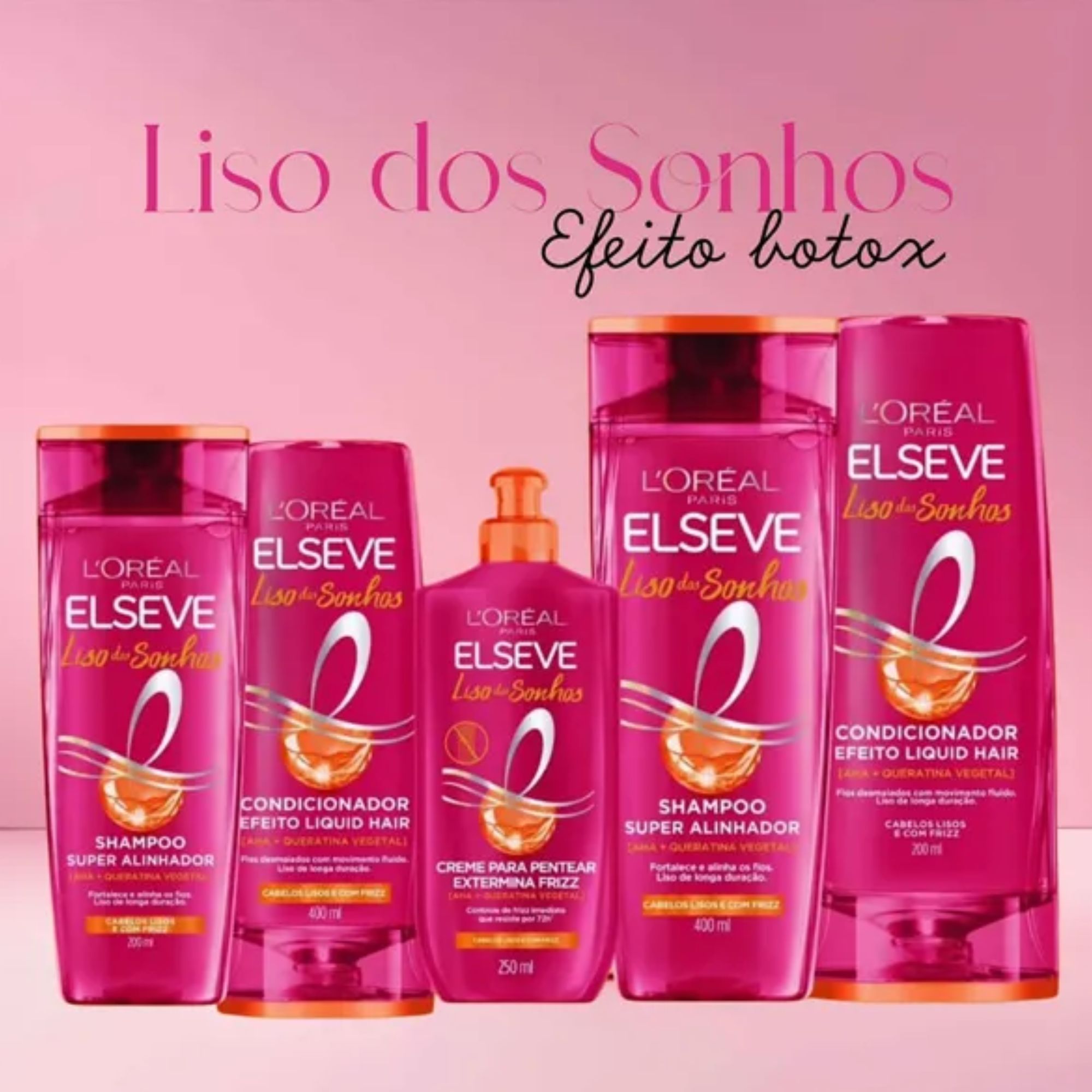 Condicionador Elseve Liso Dos Sonhos 400ml - Imagem 3