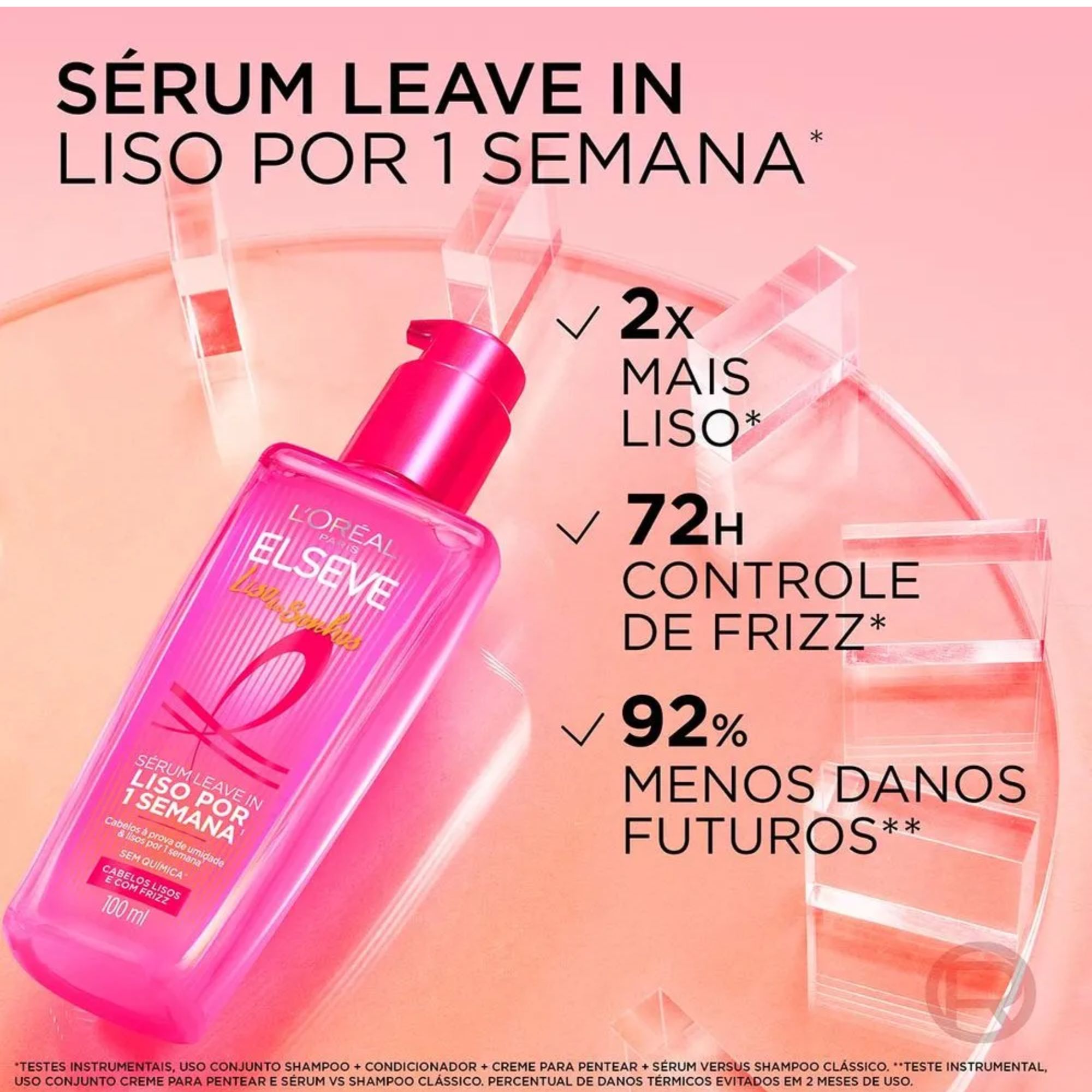 Sérum Elseve Liso Dos Sonhos 100ml - Imagem 2