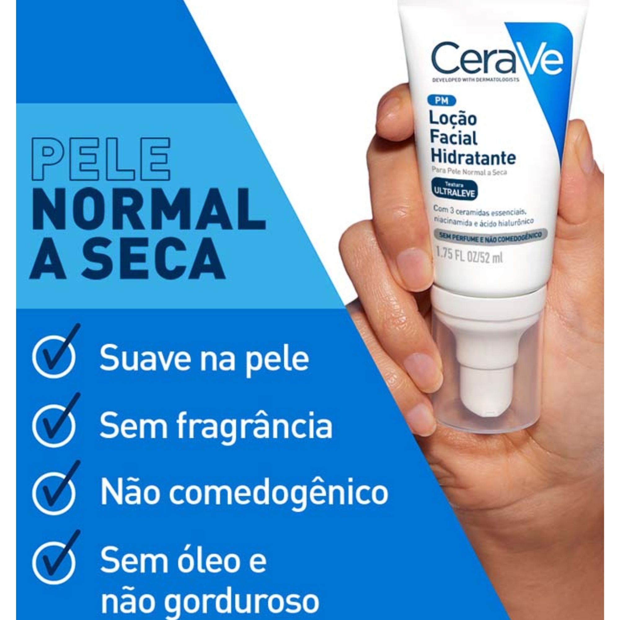 Loção Facial Hidratante Cerave Ultraleve 52ml - Imagem 4