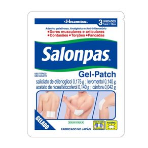 Adesivo Analgésico Salonpas Gel Patch 3 Unidades