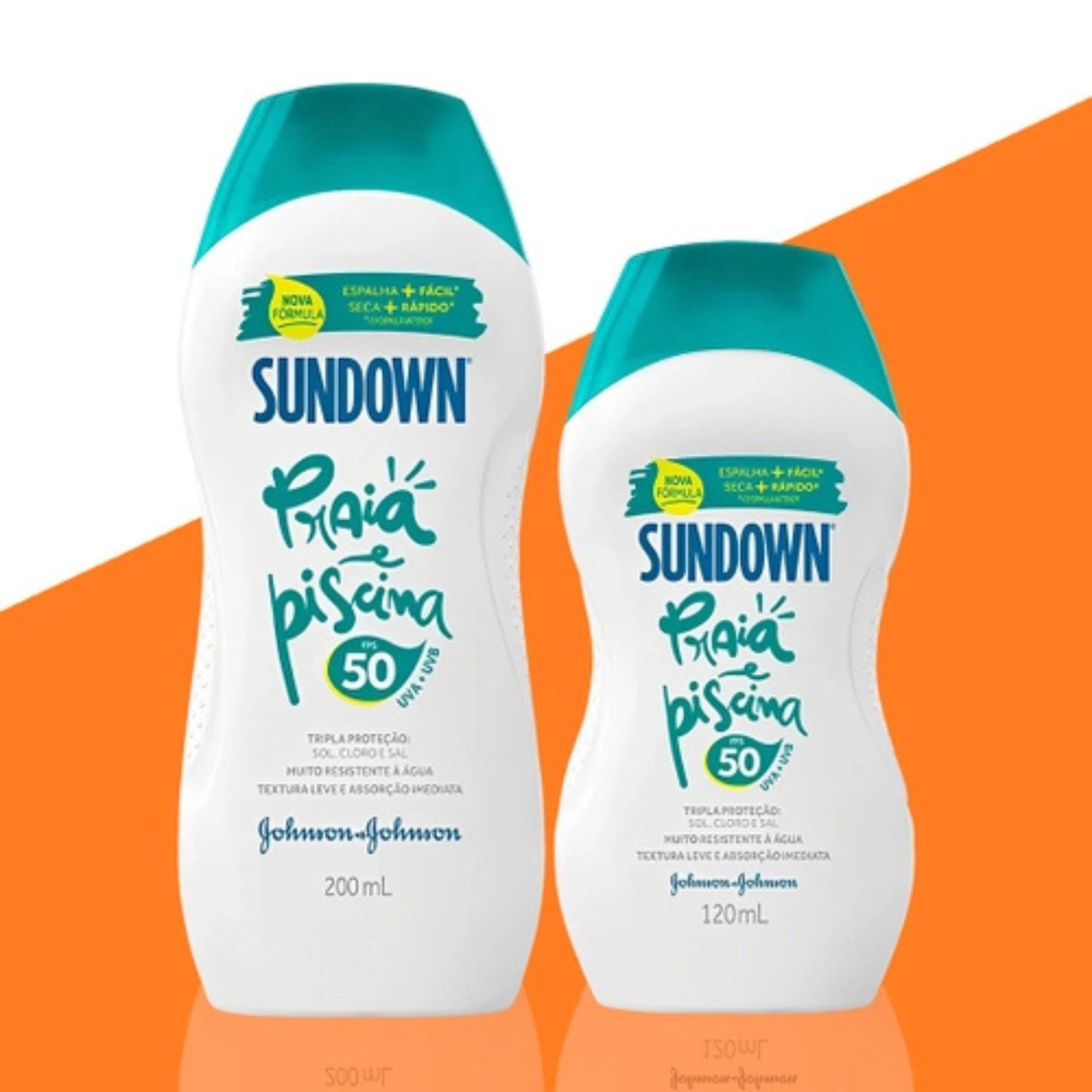 Kit Protetor Solar Sundown Praia&piscina Fps 50 200ml + 120ml - Imagem 2