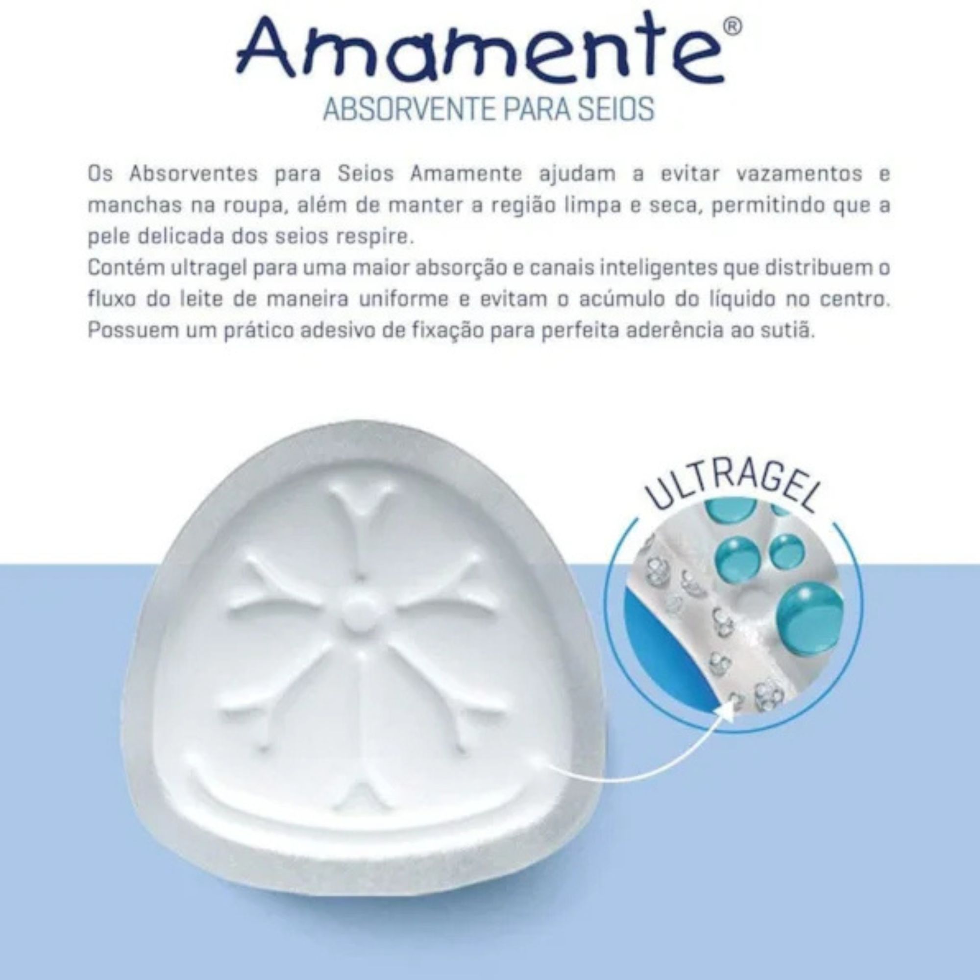 Absorvente Para Seios Amamente 30 Unidades - Imagem 3