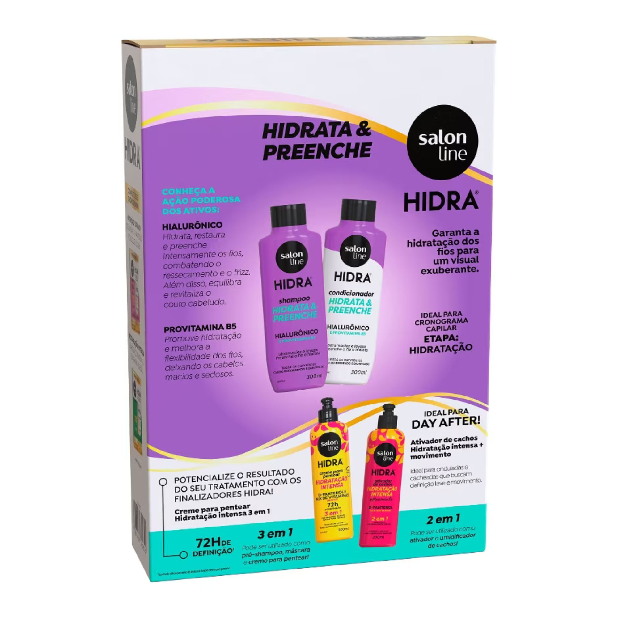 Kit Shampoo E Condicionador Salon Line Hidra Hialurônico 300ml - Imagem 2