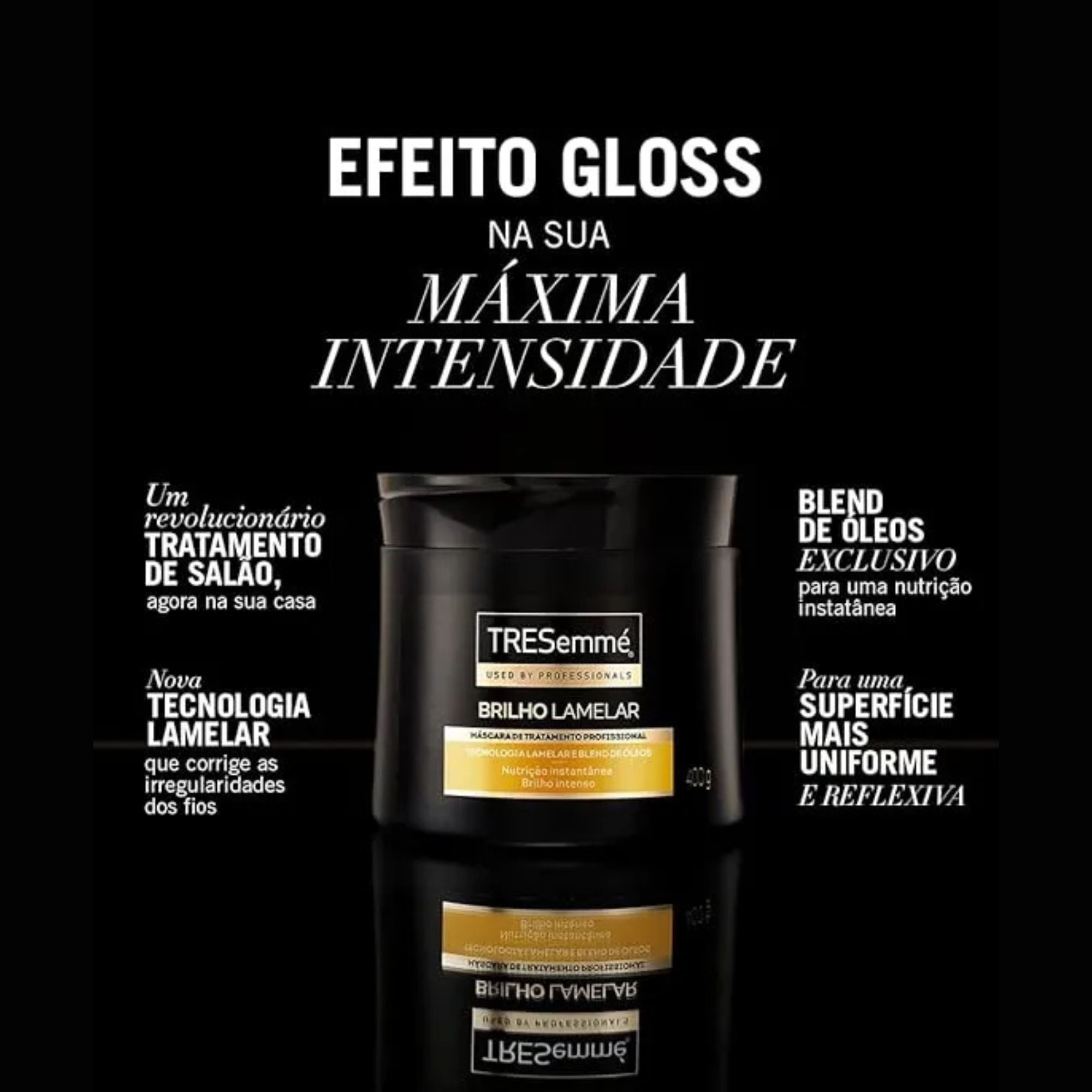 Máscara De Tratamento Tresemmé Brilho Lamelar 400g - Imagem 4