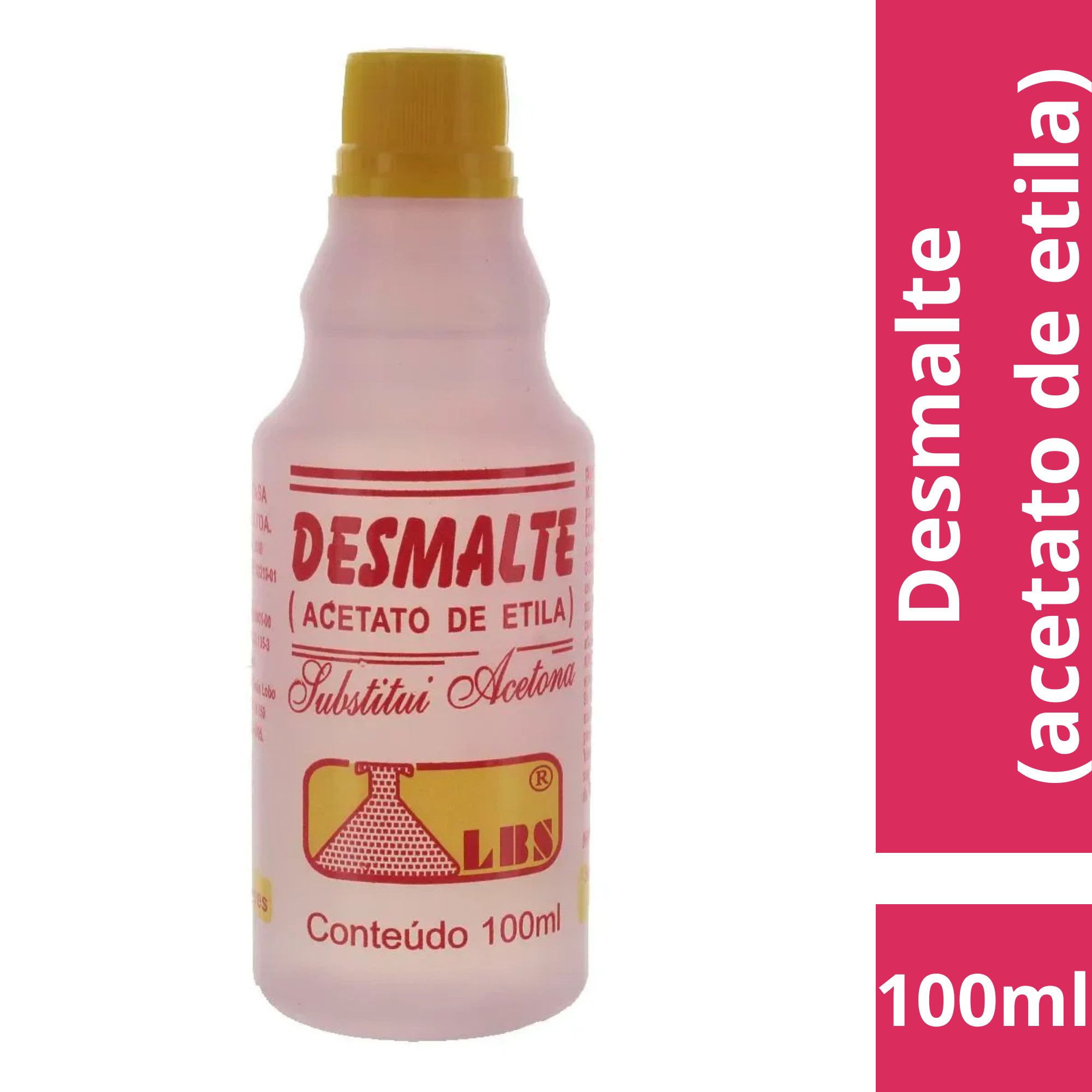 Removedor De Esmalte Desmalte Sem Acetona Lbs 100ml - Imagem 2