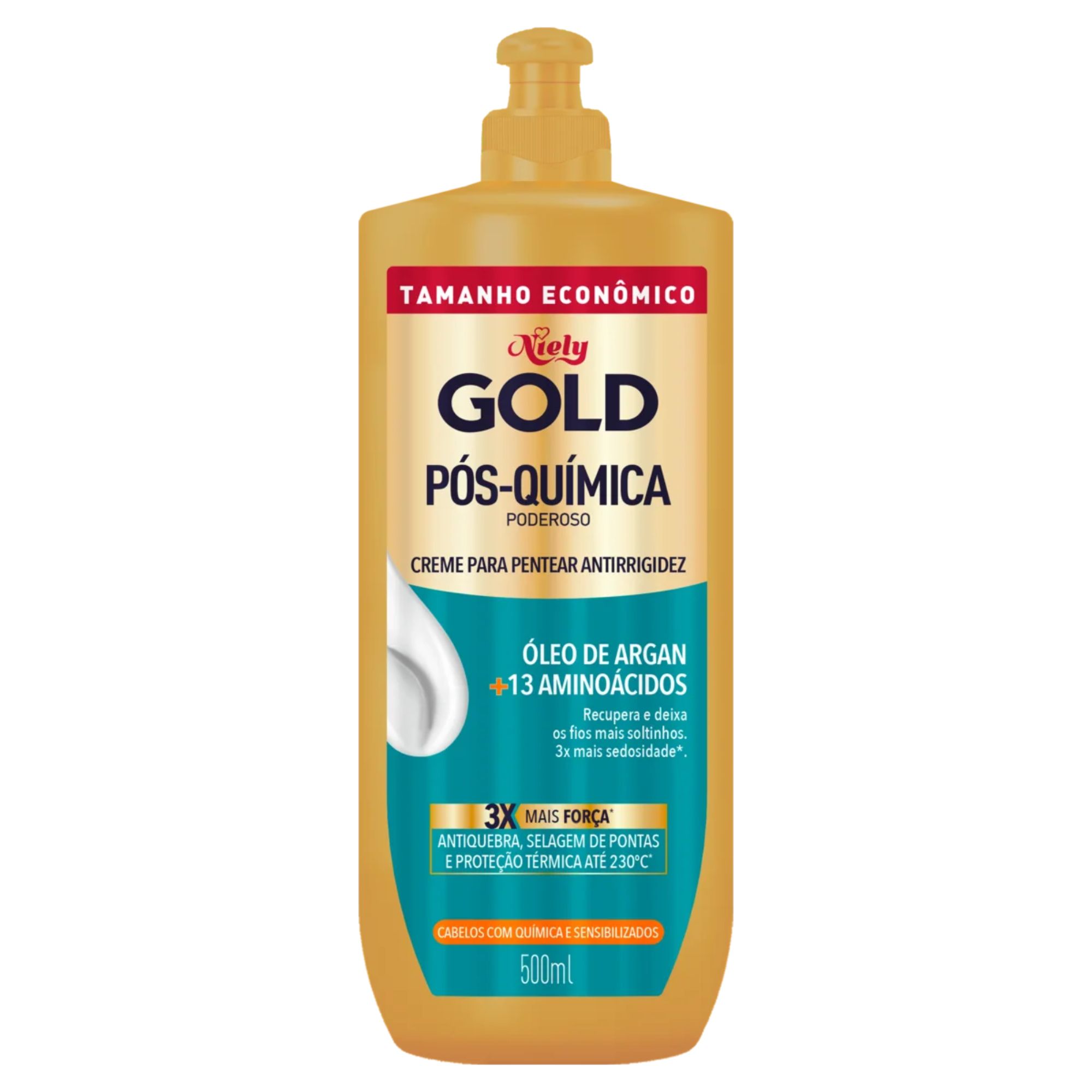 Creme de Pentear Niely Gold Pós Química Poderoso 500ml