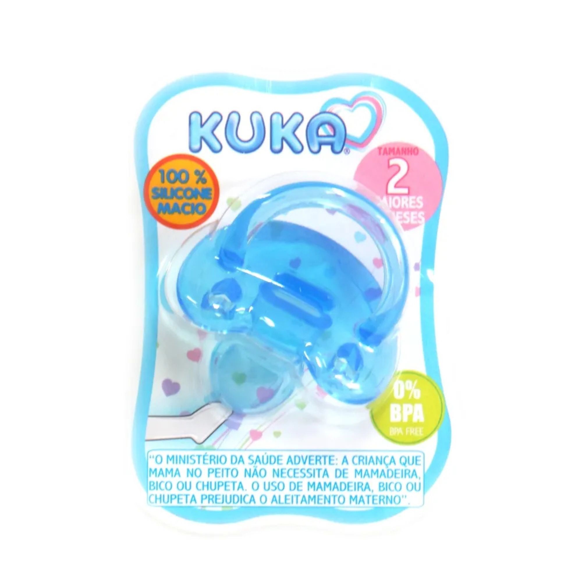 Chupeta Kuka Soft Ortodôntica 2706 Azul 6+ Meses 1 Unidade