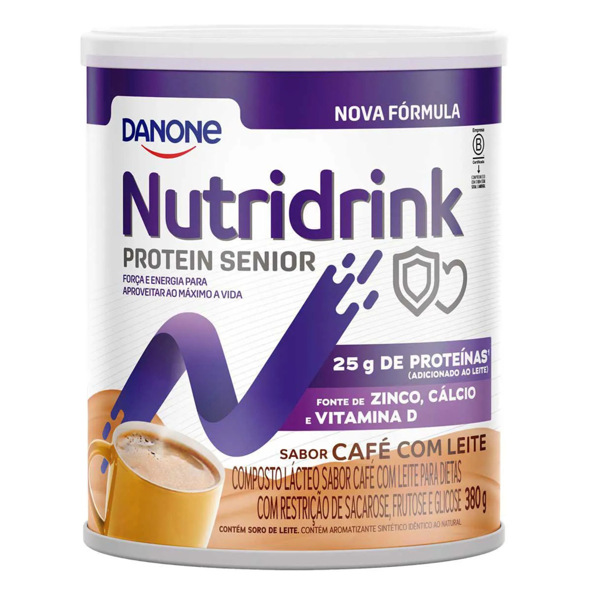 Nutridrink Protein Sênior Café Com Leite 380g