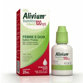 Alivium Infantil 100Mg Suspensão Oral 20Ml