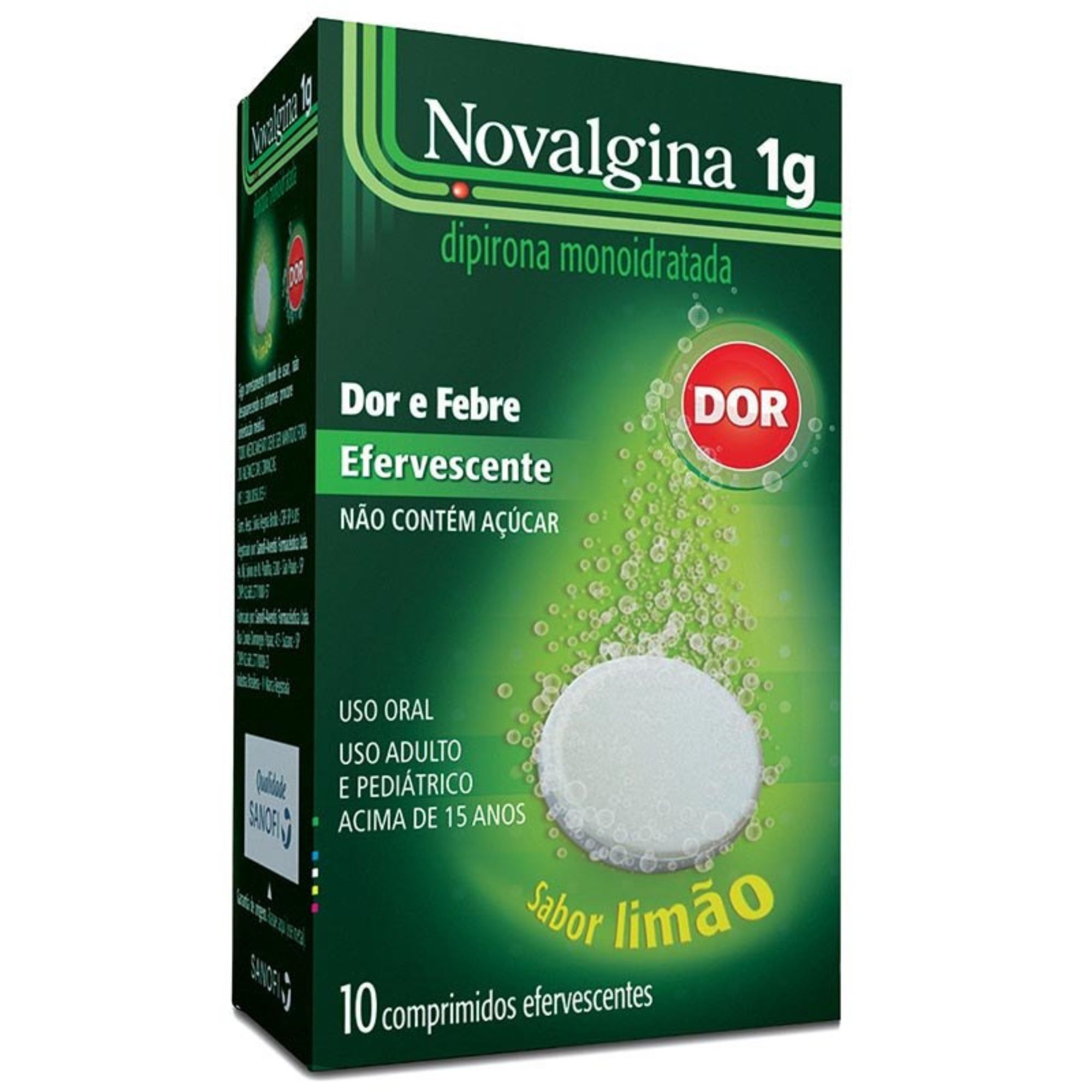 Novalgina 1g 10 Comprimido Efervescente