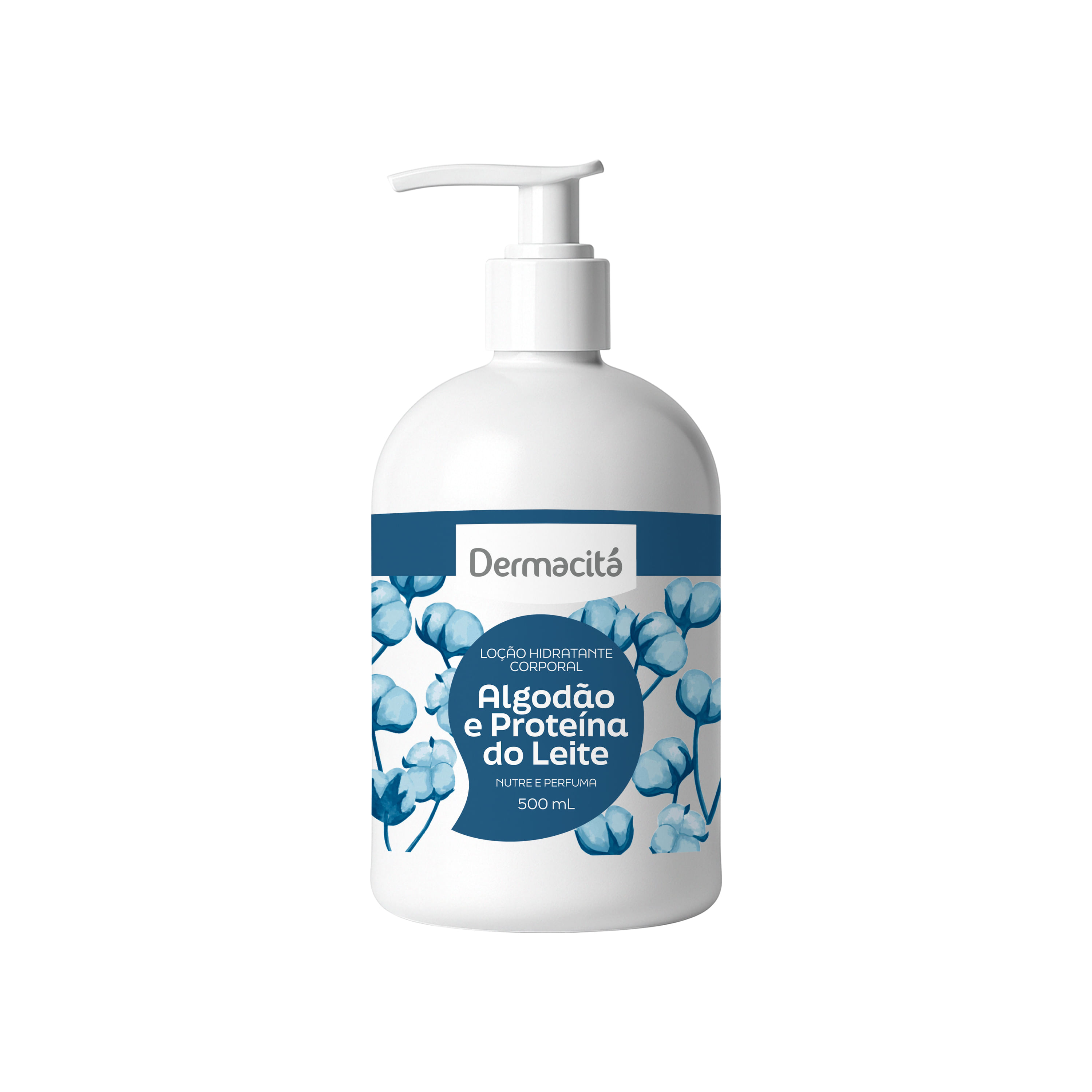 Hidratante Corporal Dermacitá Algodão e Proteína do Leite 500ml