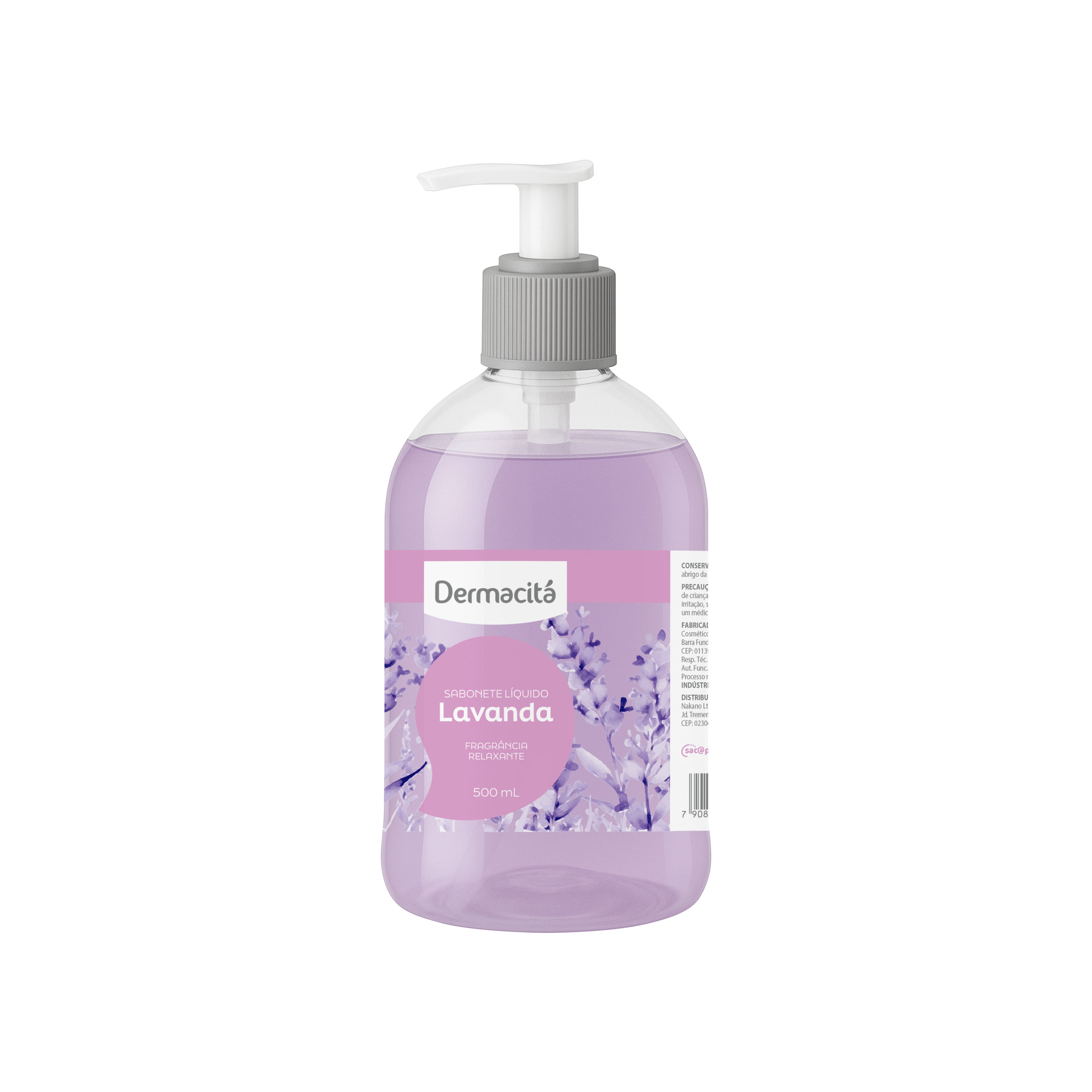 Sabonete Líquido Dermacitá Lavanda 500ml - Imagem 2