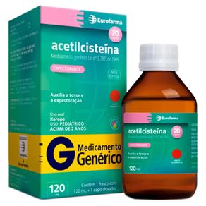 Acetilcisteina Xarope Infantil 120Ml