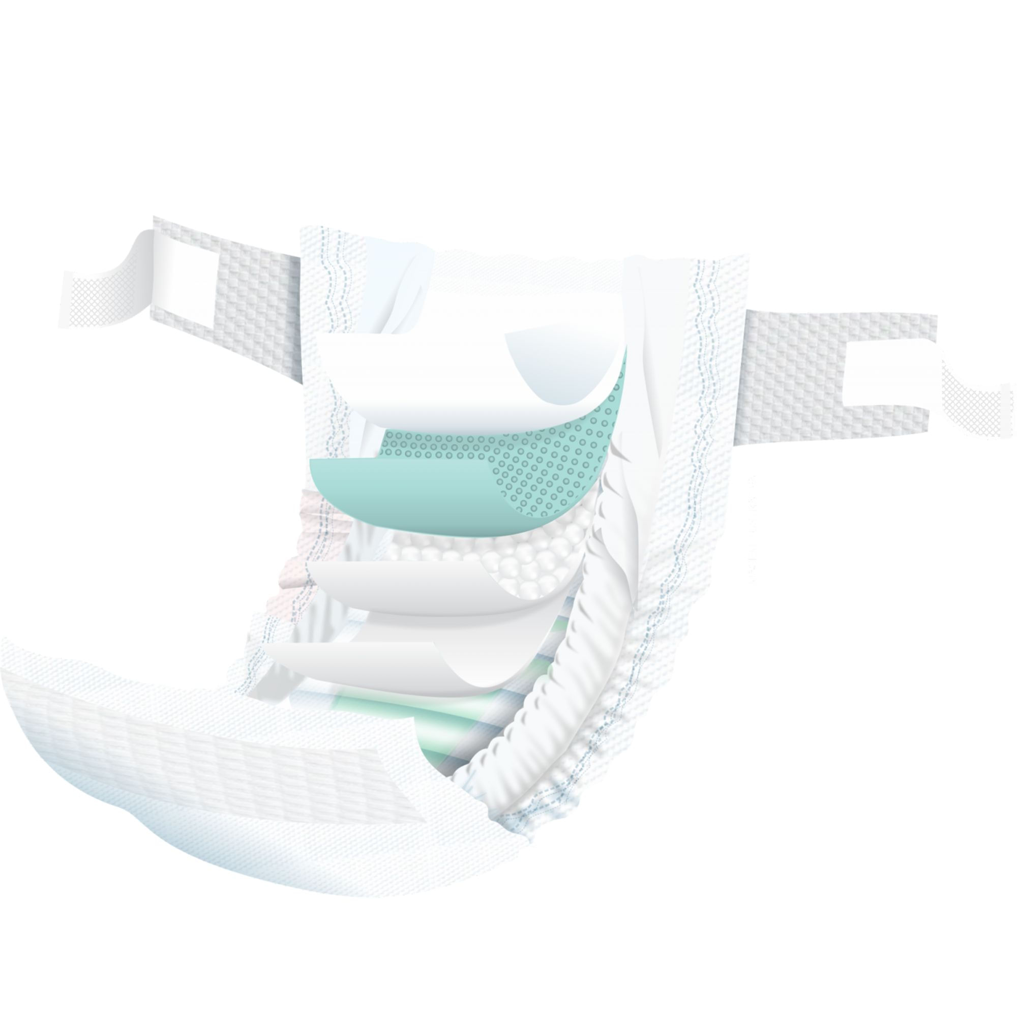 Fralda Infantil Toquinho Basic Plus Eg 50 Unidades - Imagem 3