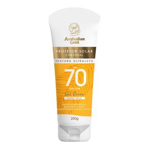 Protetor Solar Corporal Gel Creme Fps 70 Australian Gold 200G