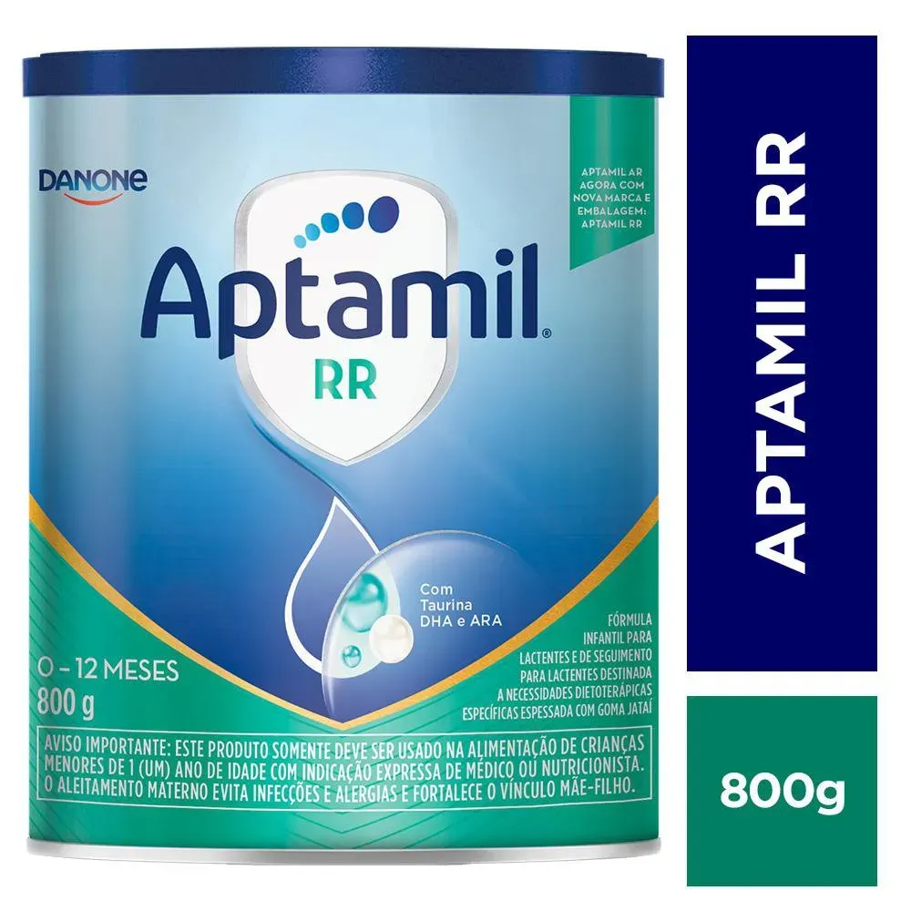 Fórmula Infantil Aptamil RR Danone 0 a 12 meses 800g - Imagem 2