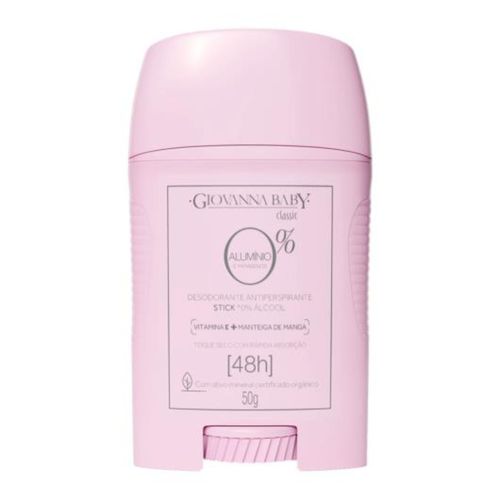 Desodorante Twist Stick Barra Giovanna Baby Classic sem Alumínio Feminino 48h 50g
