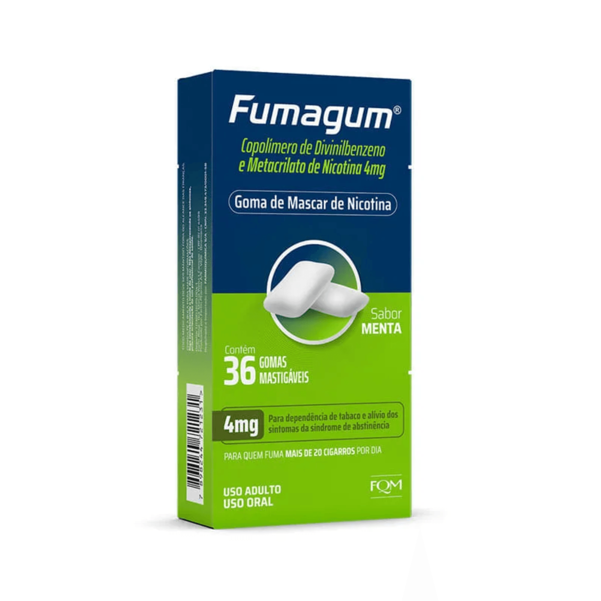 Fumagum 4mg Menta 36 Gomas