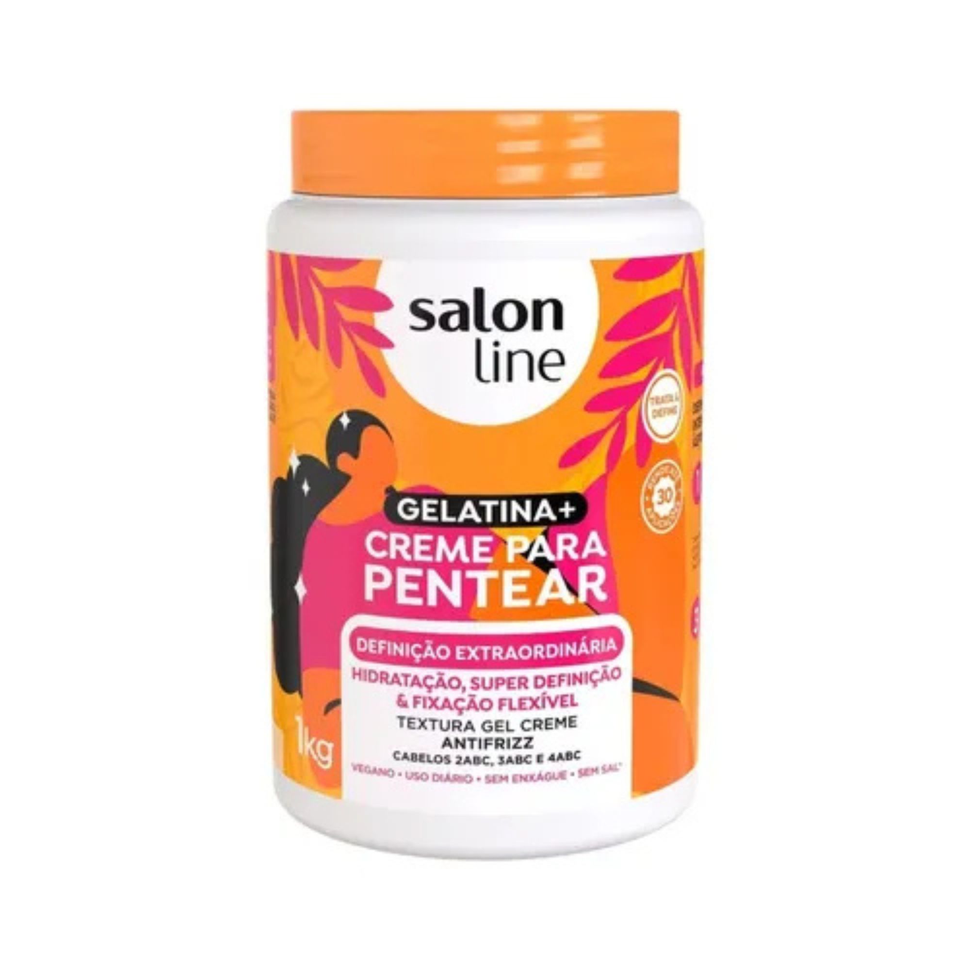 Creme Para Pentear Salon Line Definição Extraordinária 1kg