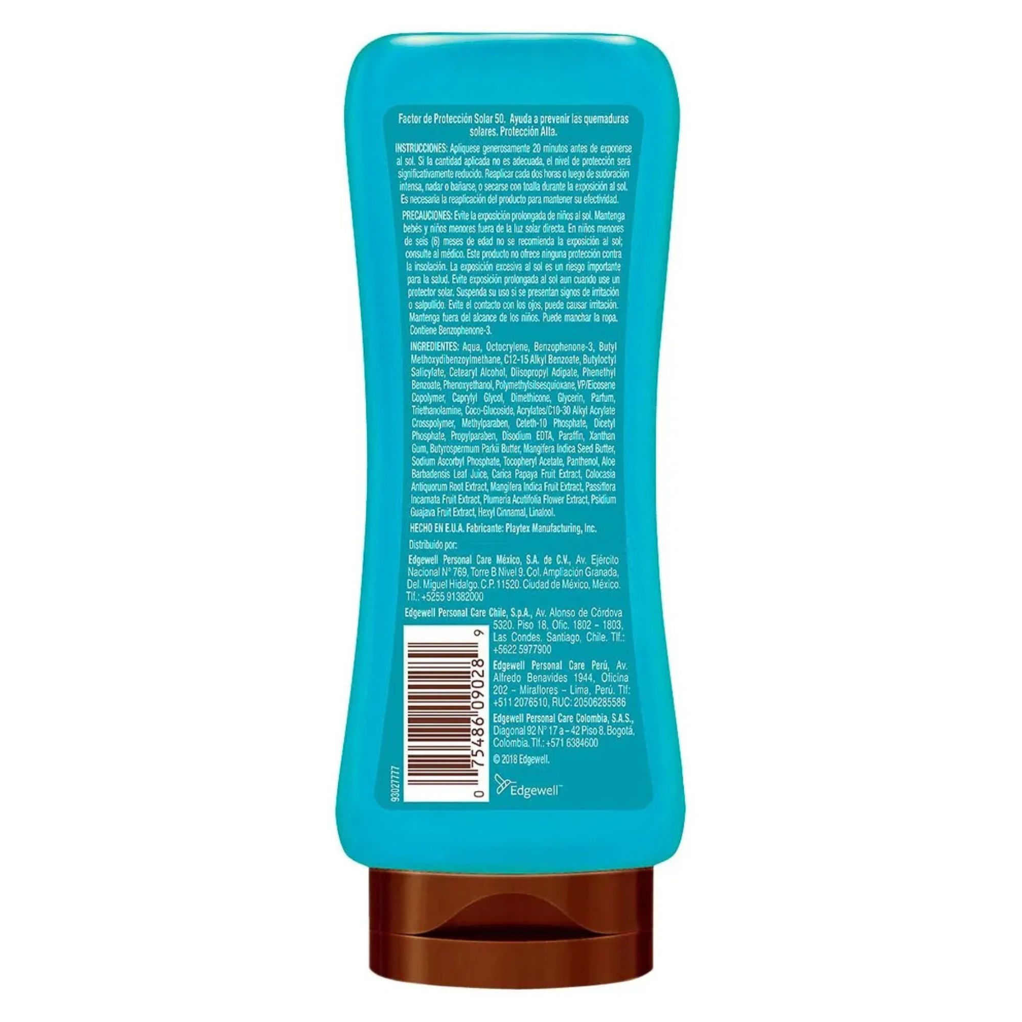 Protetor Solar Loção Hawaiian Tropic Island Sport Fps 50 240ml - Imagem 2