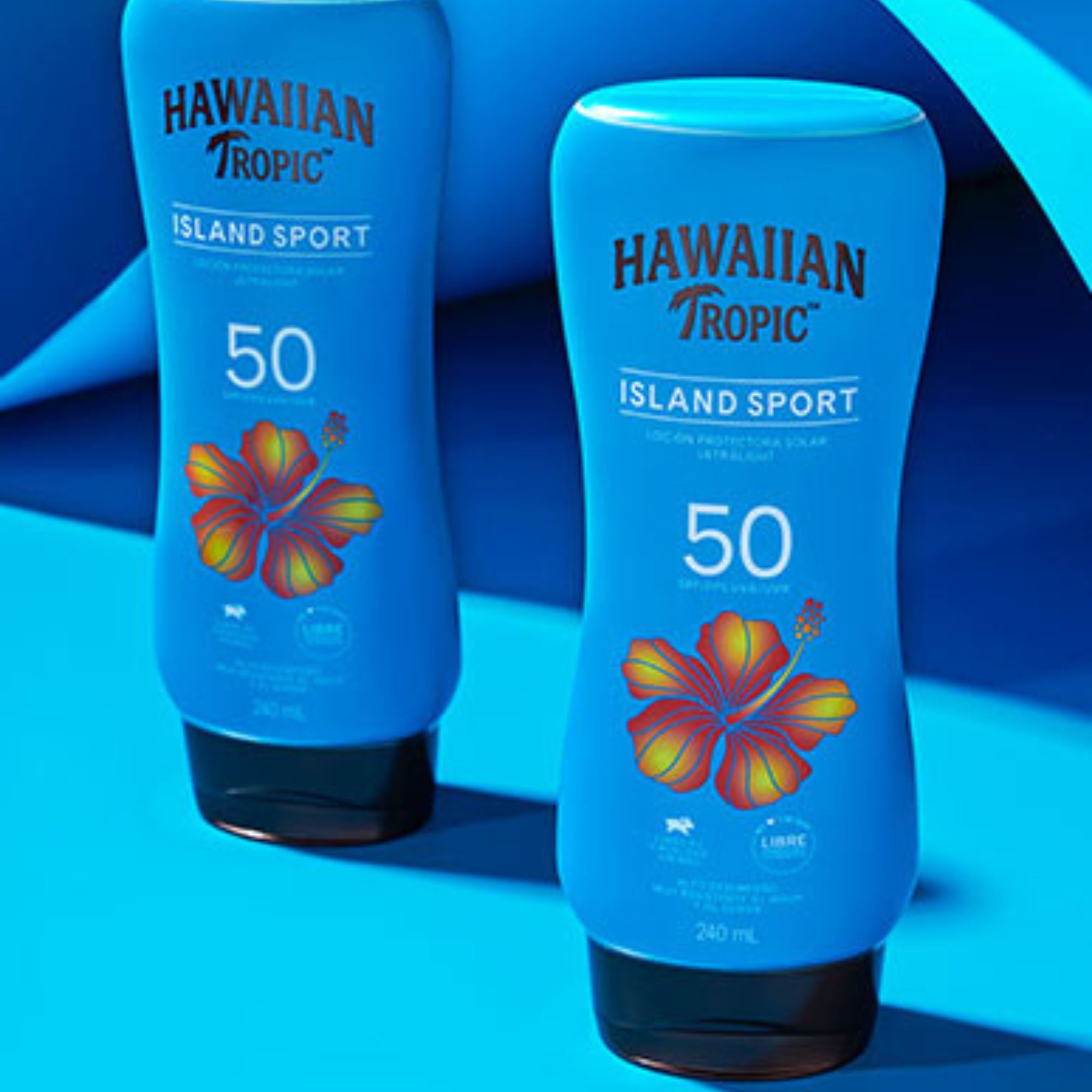 Protetor Solar Loção Hawaiian Tropic Island Sport Fps 50 240ml - Imagem 4